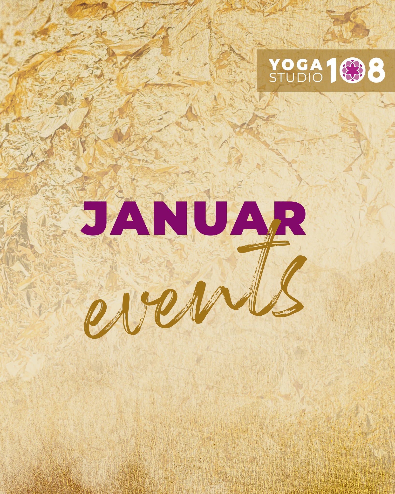 Unsere EVENTS im Januar
9.1. Slow Down mit Balladen von/mit DOGGI (Markus Dorfmann) mit Alice
17.1. Om Healing Satsang mit Sonia
24.1. AYURVEDA MASSAGE AUSBILDUNG mit Khalad St. Striewe und Karin Pedrotti
31.1. Kirtan mit SHYAMALA
