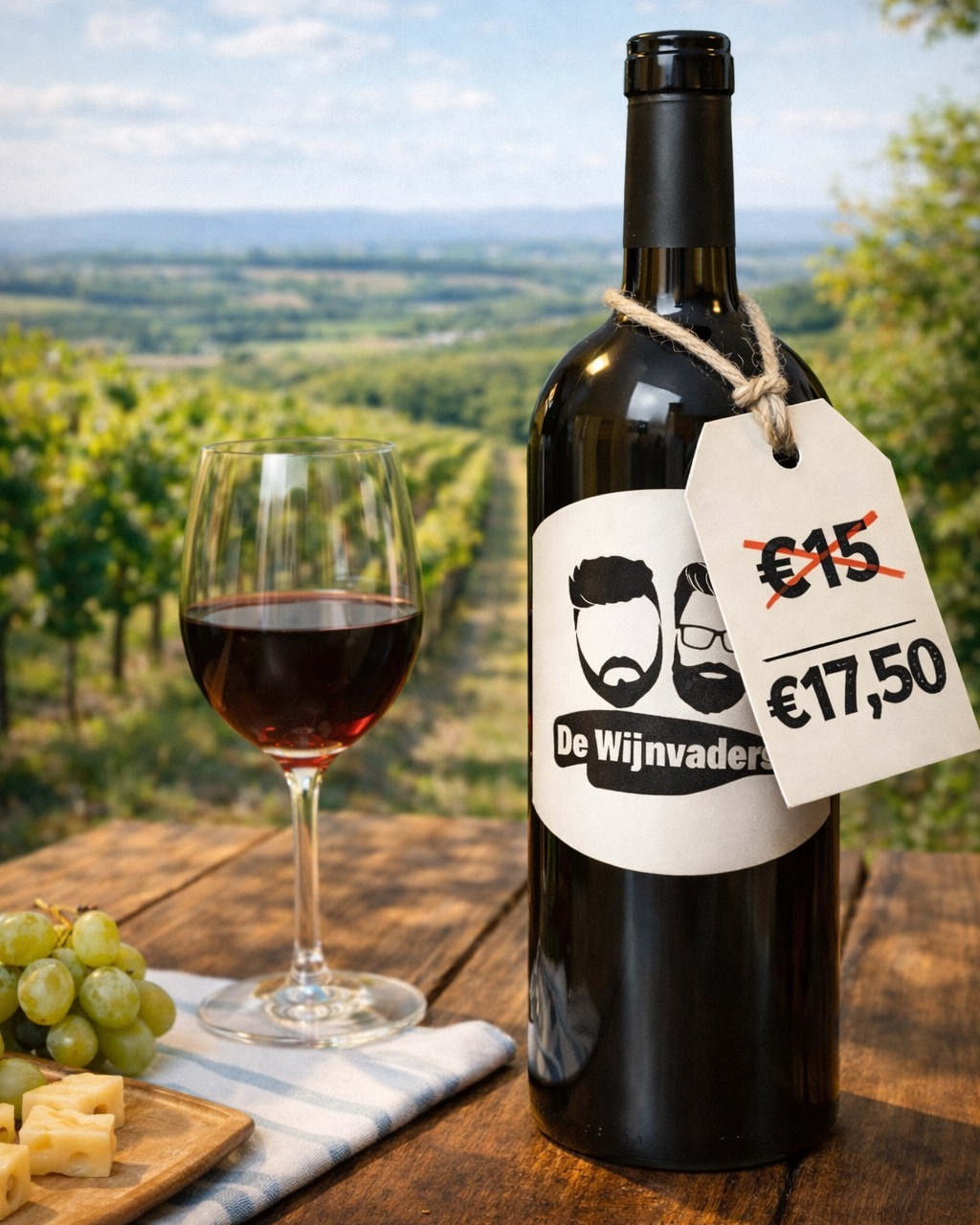 *Goede voornemens!*
Voor ons dit jaar geen doelen om meer te gaan sporten 💪🏻, meer te lezen 📖 of minder wijn te drinken🍷(stel je voor...). Maar we hebben wél een heel goed voornemen voor dit jaar!
We verhogen ons bekende 'Wijnvaders budget' naar €17,50 🤑! Het zat er al een tijdje aan te komen, maar we moeten er nu echt aan geloven en met alle inflatie mee...
Zonder gekheid, er is natuurlijk nog zat lekkers en leuks te vinden onder de €15. Het gros van de wijnen die we gaan reviewen valt ook netjes binnen het oude budget. Maar om bepaalde landen, streken of stijlen écht te ervaren, moeten we het budget net wat oprekken.
En met wie kunnen we dit beter vieren dan met @debigondier? Erwin was één van onze eerste partners en is altijd hofleverancier gebleven van 🍼🍼🍼🍼🍼 wijnen. Dus daarom deze en volgende week allemaal dikke wijnen van @debigondier.
Proost op veel toffe, lekkere én betaalbare wijnen in 2026! 🥂