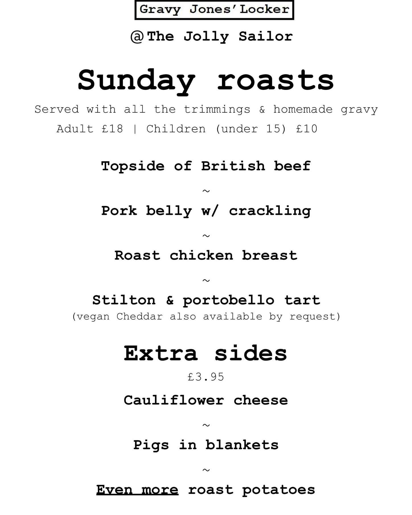 Sunday Roasts Are Back!
After a well-earned holiday, our Sunday roast partners are back and firing up the ovens again! That means your favourite Sunday roasts are officially back on the menu from this weekend.
Gather your friends, bring the family, and let us take care of Sunday