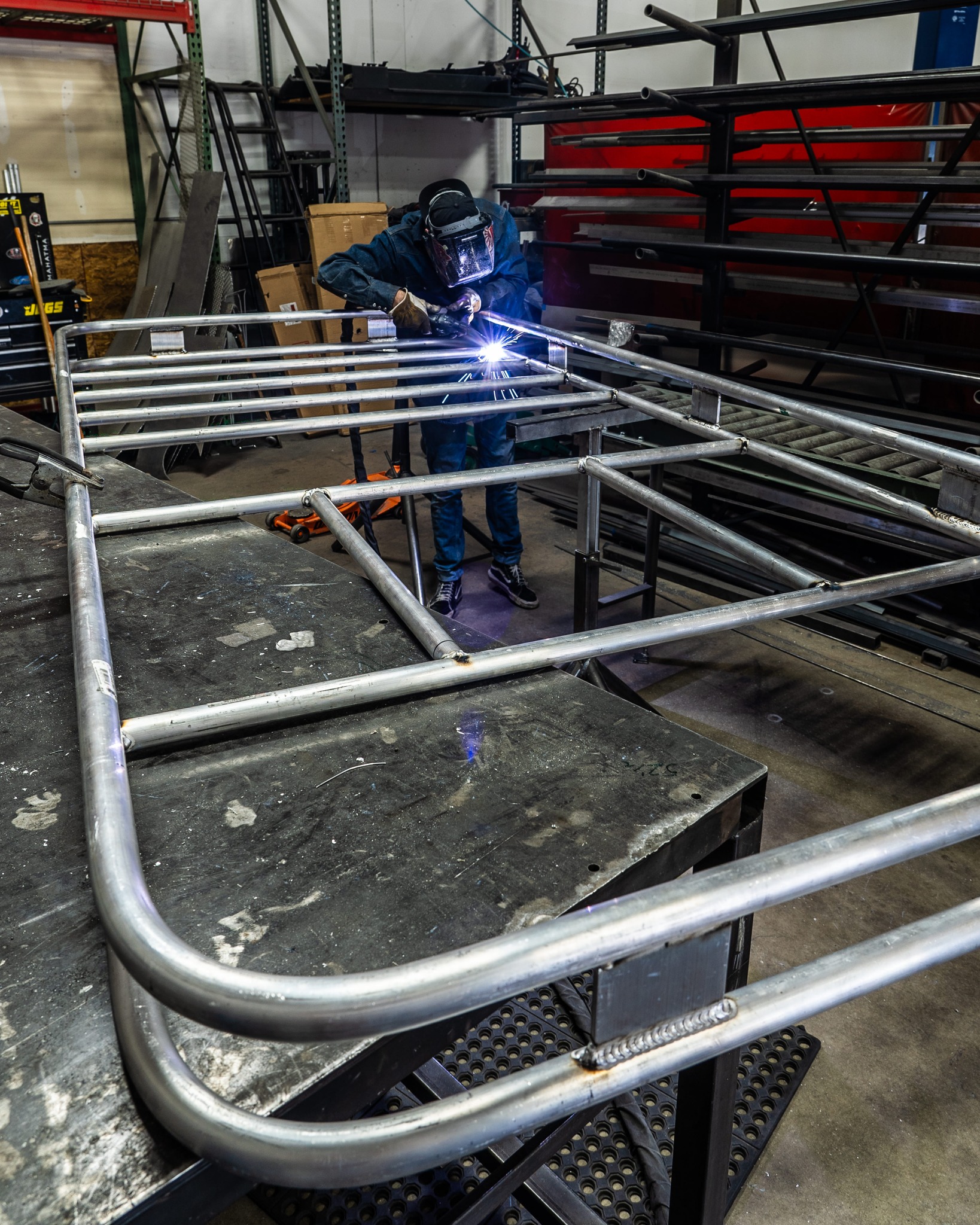 Custom roof rack almost ready for powder coat!
#coloradocampervan #poptop
#vanconversions #vanbuilders #vanfam #vanlife