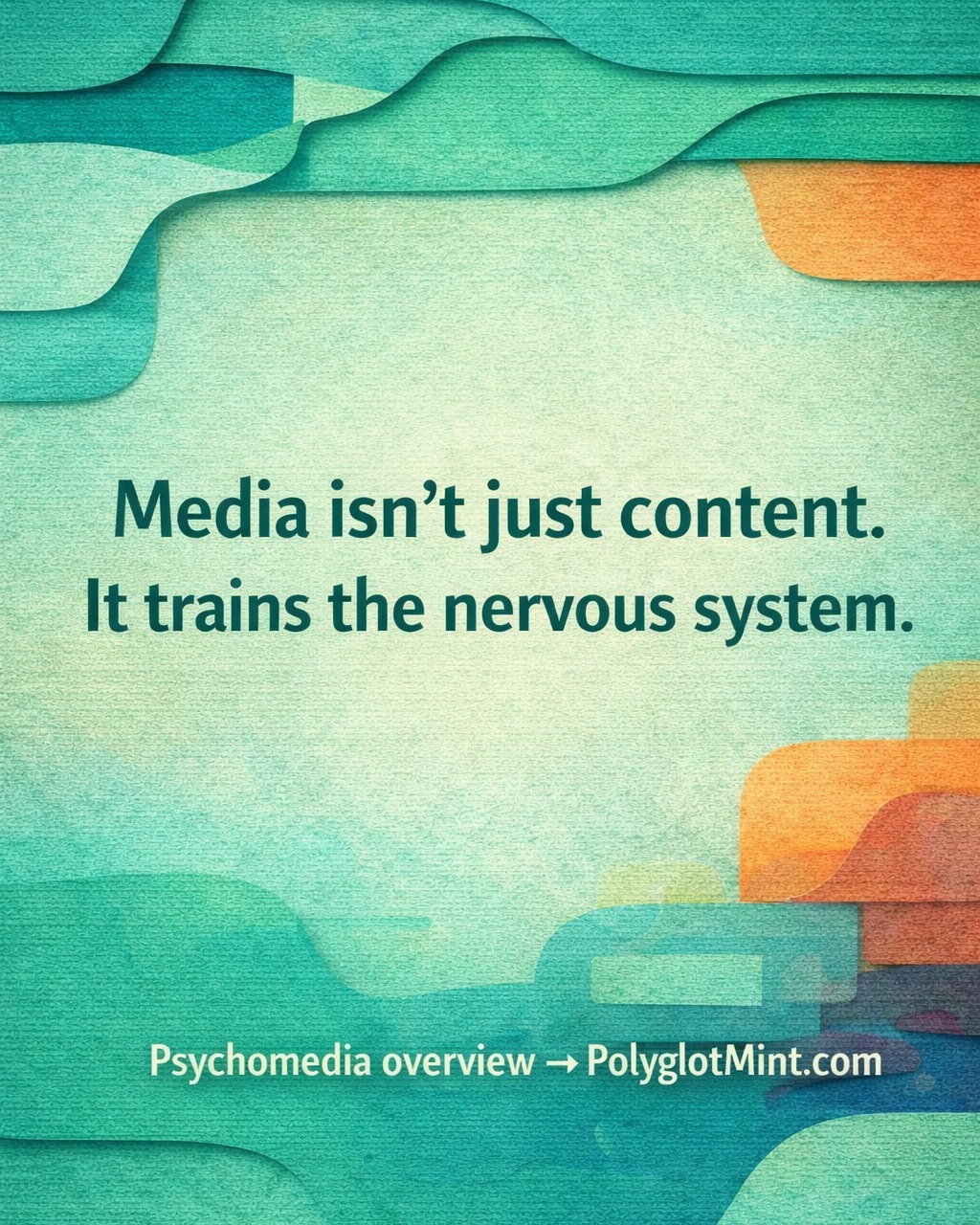 Most people think media is “just content.”
Psychomedia treats it as nervous-system training: repetition, symbolism, and language installing emotional scripts over time.
Field overview is now live: PolyglotMint.com
#Psychomedia #NervousSystem #MediaPsychology #Trauma
