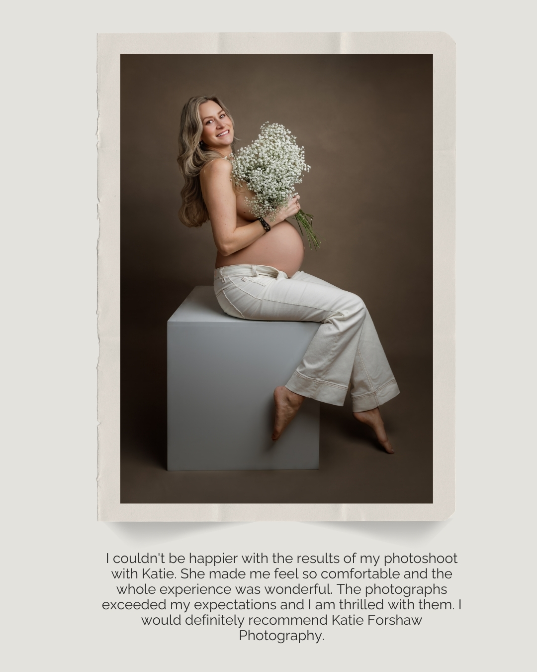 Reading words like these never gets old.
So many people come into the studio feeling nervous, unsure, or convinced they are not photogenic. What they leave with is not just photos, but a sense of ease and confidence they did not expect.
Whether it is a maternity session with flowing fabrics and carefully chosen dresses, a family shoot that includes partners, children, or pets, or a quieter portrait session where someone simply wants to be seen as they are, the experience matters just as much as the images.
My work is about creating space for people to relax, feel comfortable, and trust the process. The photographs often follow naturally from that. Calm moments. Real connection. Images that feel like you, not a version you have to perform.
I am a photographer based in Portishead, Bristol, working with families, couples, business owners, and growing families across the South West. Every shoot is guided gently, with styling support where needed, and a focus on creating photographs that feel timeless rather than forced.
If these words resonate, or if you are thinking about booking a shoot this year, you are welcome to send me a message or leave a comment. I am always happy to talk things through and help you decide what feels right.