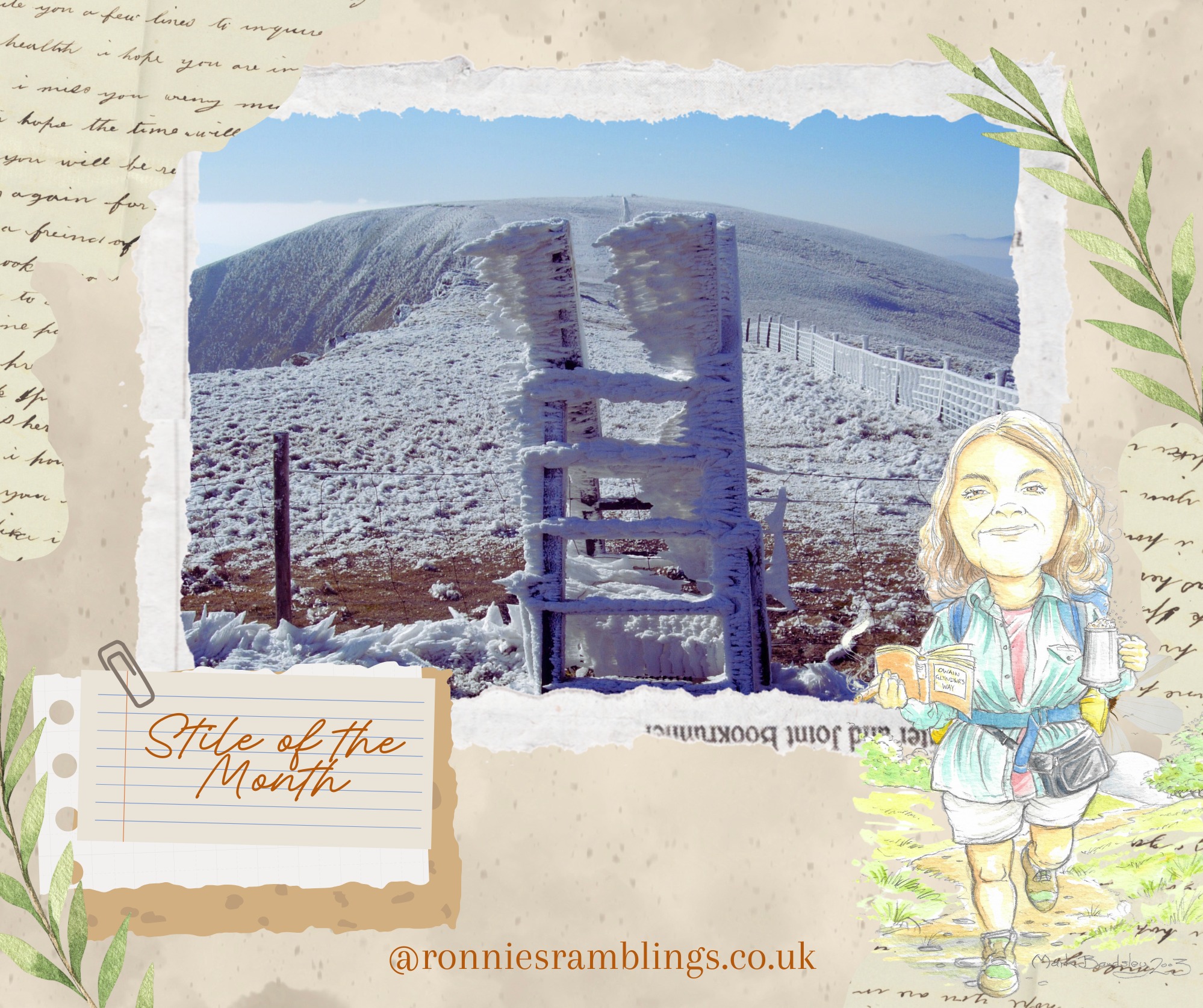🌿 Ronnie’s Stile of the Month 🌿
Ronnie’s fascination with stiles shines through in her many writings, where she explores their unique place in countryside architecture and voices her concern that these timeless features may one day disappear. To celebrate her passion and preserve their memory, each month we share a stile from Ronnie’s Collection.
❄️ January’s stile stands firm against the hoar frost, a reminder that even in the coldest months there’s always a path forward. Stiles are more than a crossing they’re a gateway to the winter’s rugged beauty, urging us onward into landscapes that test and strengthen us. This photo comes from Ronnie’s collection – can you identify where it is?
www.ronniesramblings.co.uk
#StileOfTheMonth #RonniesCollection #CountrysideCrossings #StileStories #CountryPathsAndStiles #WhereIsThisStile #RonniesRamblings