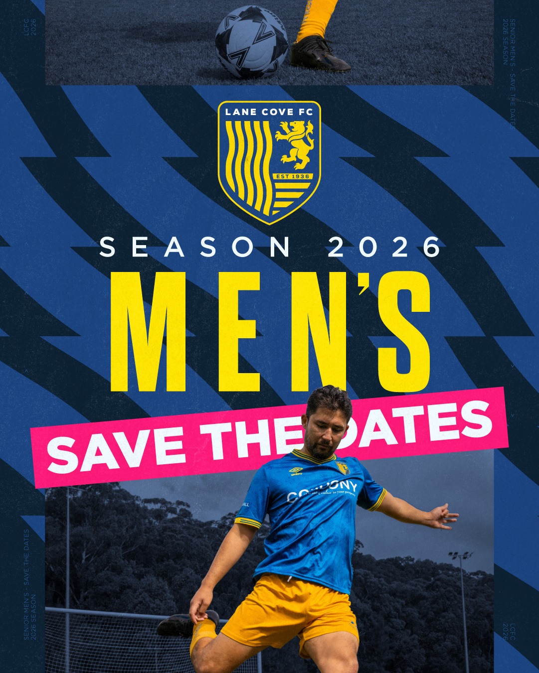 GET IN!!!
With registrations opening soon, here are the important dates ahead for our senior men's teams.
Training commencement dates:
Tue 13 Jan - MAA2 / MO45 / MO55
Thu 15 Jan - MO35
Tue 03 Feb - MAA (all divisions)
🔵🟡⚽️💪🟡🔵
#AnyOneCanPlay #LaneCoveFC
#LaneCove #inthecove #NSFA #footballnsw #footballaustralia #football #soccer #footballislife #footballculture #footballlife #90years
@inthecove