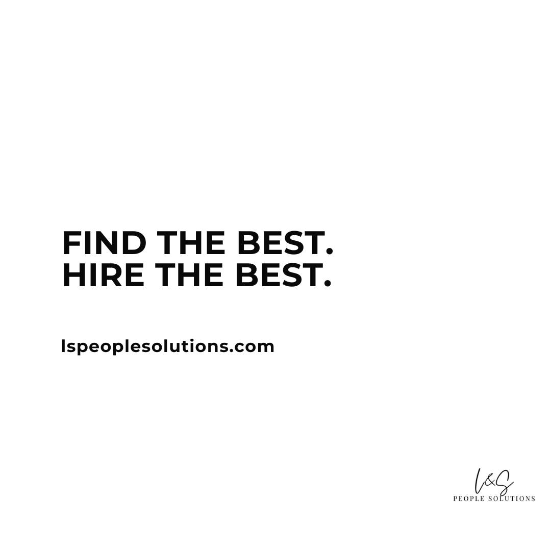At L&S People Solutions, weāre all about finding and placing A-players with our clients.
Our strategy? Find the best. Hire the best.
We understand that top talent drives success, so we go above and beyond to connect exceptional professionals with amazing opportunities. Whether you're looking to fill a key role or elevate your team, we have the expertise to deliver the A-players you need.
Letās work together to build your dream team.
lspeoplesolutions.com
#LandSPeopleSolutions #TalentStrategy #RecruitmentExcellence #APowerfulTeam #HiringTopTalent