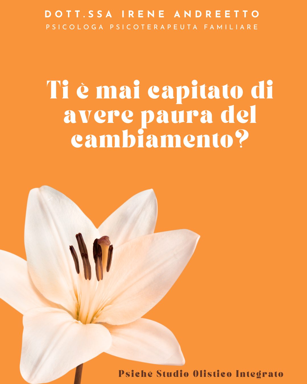 Molte persone sono spaventate di fronte al cambiamento.
Ciò che è nuovo non per forza ci attrae così tanto.
Questo capita anche quando in realtà sentiamo di desiderarlo.
La paura non significa che stai sbagliando.
Significa che stai attraversando qualcosa di importante.
#psicologiaolistica #psicoterapia #psichestudioolisticointegrato