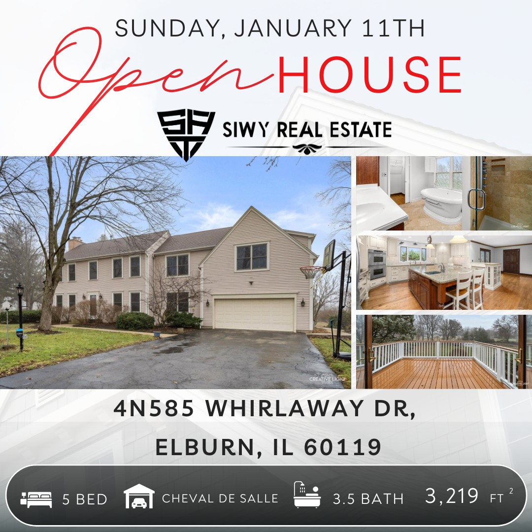 OPEN HOUSE THIS SUNDAY, January 11th from 10-1pm
🏡 Resort Living. Every Day.
🌳 Over 1 Acre | NO HOA | Cheval De Selle
✨ 5–6 Bedrooms
🍽️ Gourmet Kitchen
🛏️ Dual Primary Suites
🔥 Finished Basement
💦 Pool | 🔥 Hot Tub | 🐟 Koi Pond
🌿 Patio | Screened Porch | Playhouse | Garden Beds
🚗 Heated Garage | ♿ Accessible | Move-In Ready
#ElburnHomes #ElburnLiving #ExploreElburn #DowntownElburn #ElburnCommunity #siwyrealestate #HouseHunting #JustListed #HomeForSale #MoveInReady