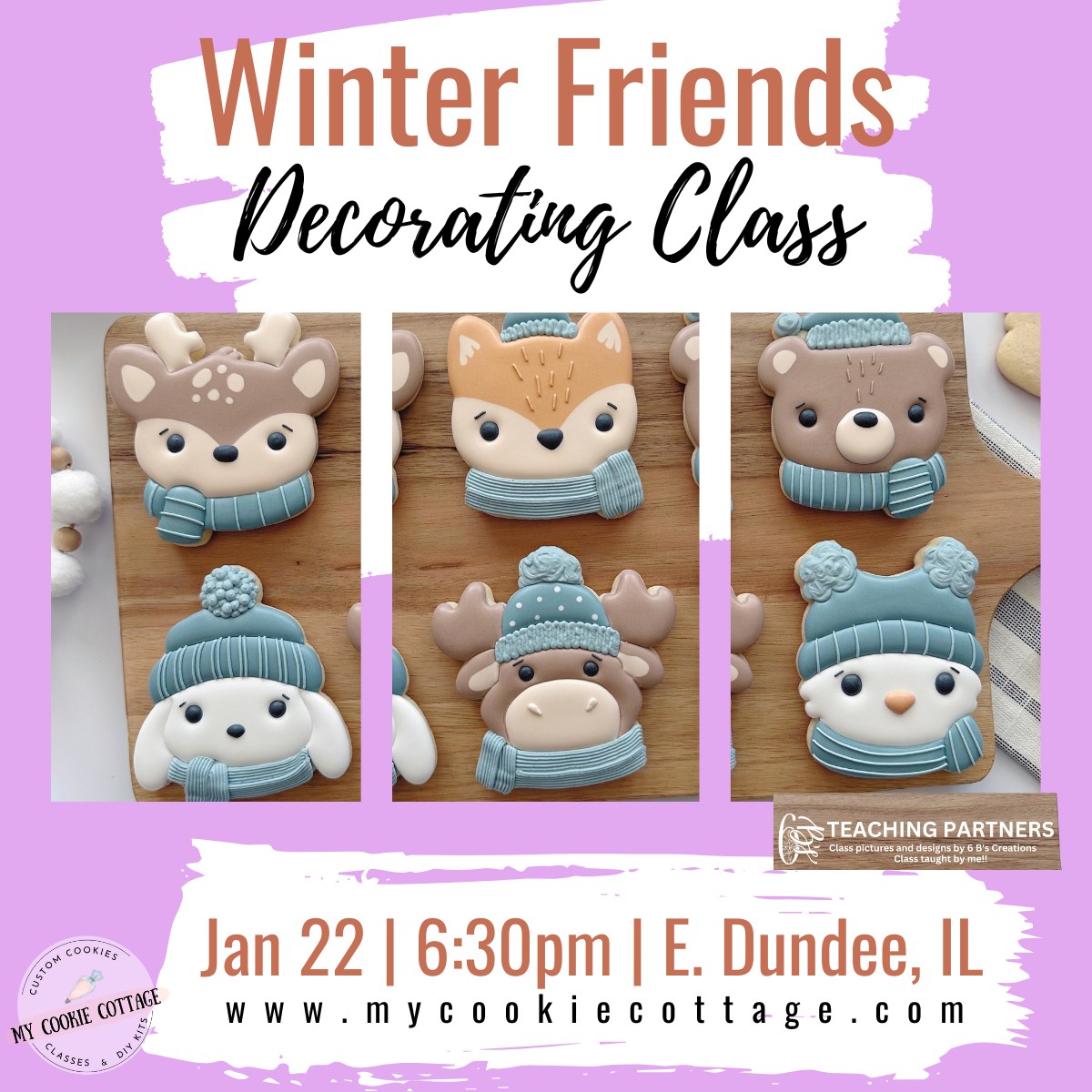đ Thinking about it? This is your sign.
Our Winter Friends Cookie Decorating Class is down to just a few remaining seats!
Come decorate cozy winter characters, learn piping and flooding techniques, and leave with six adorable cookies youâll be proud to show off (or eat on the way home).
Perfect for a date night, girlsâ night, or a little âme timeâ after the holidays.
đ
January 22
â° 6:30 PM
đ Eastside CafĂŠ â East Dundee
https://www.facebook.com/share/1a851A2Rww/
Once these spots are gone⌠theyâre gone âď¸đŞ