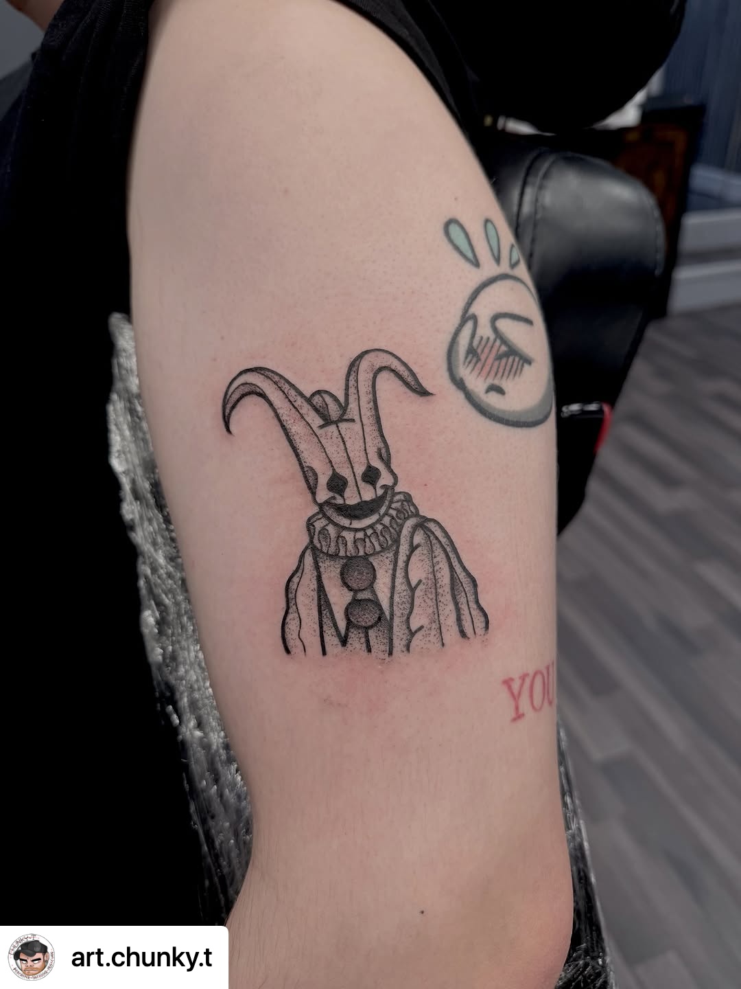 @art.chunky.t Mad sick lina ghost for @ghostboii.exe the other day! Good to be back at it!