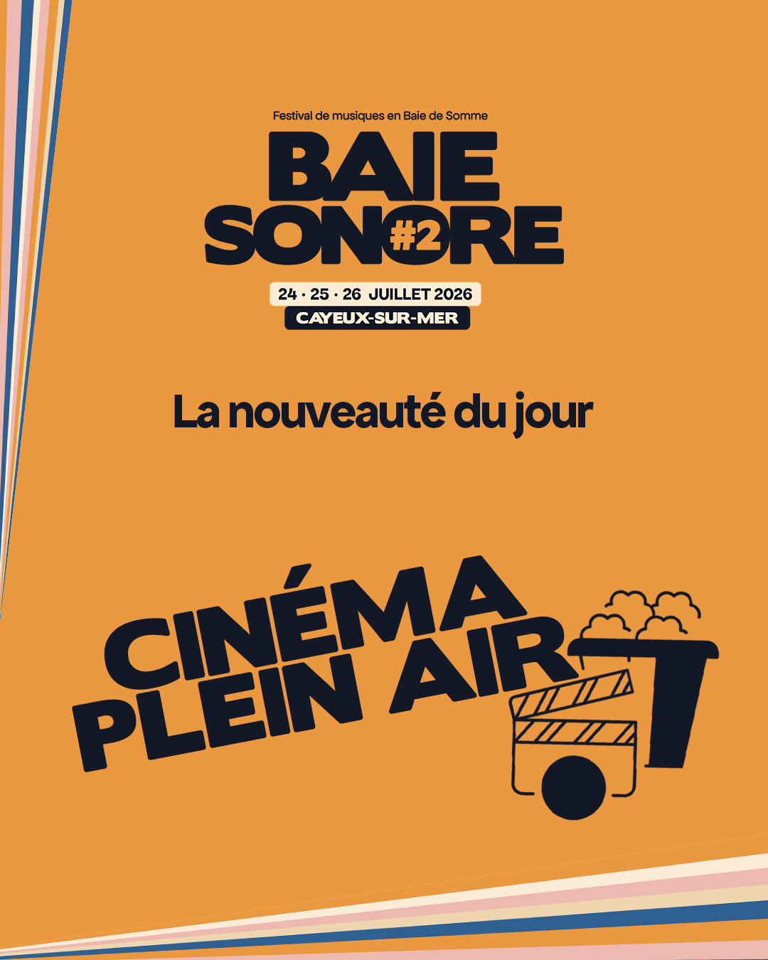 Elle est là, la première surprise de ce début d'année ✨ Le festival Baie Sonore ouvrira un jour plus tôt le jeudi pour vous donner accès à un cinéma en plein air à la tombée de la nuit 🍿 Ramenez vos couvertures et plaids, on se charge de distribuer les pop corn. On aura la chance de retracer l'extraordinaire destin du groupe Queen en regardant le film chef-d'oeuvre : Bohemian Rhapsody.
Billetterie ouverte (lien en bio)
Tarif normal 5€, tarif réduit 2€, gratuit - de 10 ans