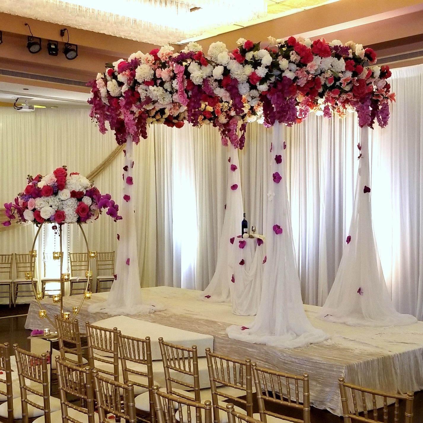 Mazel Tov! Under the chuppah, two lives become one - and we’re honored to design the space where that moment happens. From beautifully simple chuppahs to lush, extravagant creations, each design is thoughtfully crafted to reflect your tradition, your style, and your love story. We would be delighted to be part of your special day and help bring this meaningful moment to life.
#chuppahinspiration
#chuppahdesign
#Chuppah