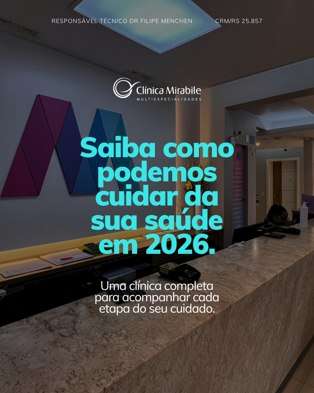 Inicie 2026 cuidando da sua saúde. ✨🩺
Nossa estrutura multidisciplinar reúne profissionais qualificados e um bloco cirúrgico próprio, garantindo segurança e eficiência em cada etapa do atendimento.
➡️ Se você busca um acompanhamento de confiança, estamos aqui para orientar e receber você.
-
#clinicamirabile #clinicamultidisciplinar #portoalegre