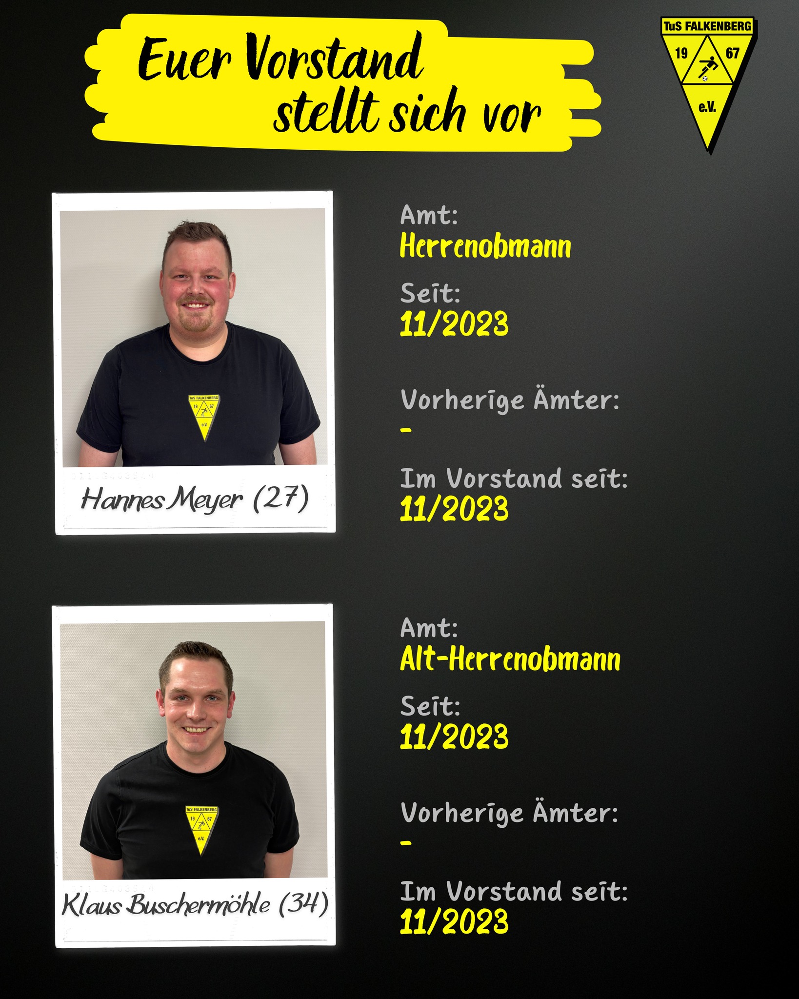 Euer Vorstand stellt sich vor! Teil 4/5