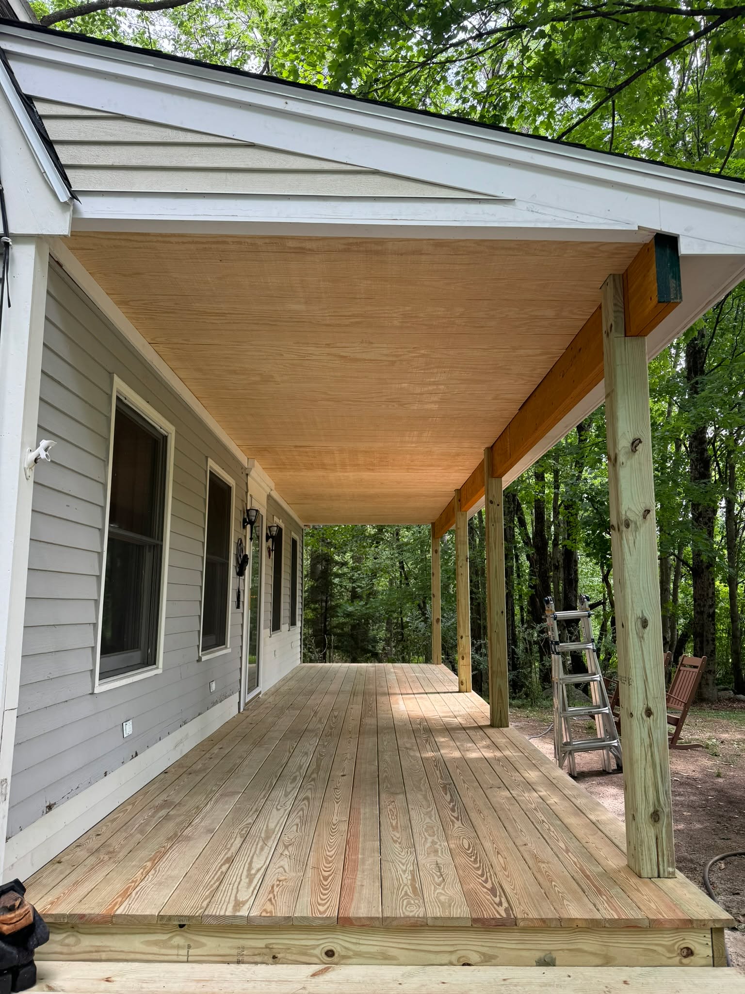 ✅ Finished Friday
The story is complete.
Our Peterborough, NH porch addition is officially finished — and it came together exactly how we envisioned it.
This project was all about creating a space that feels intentional, timeless, and built to be lived in. From the structure to the finishing details, every step focused on craftsmanship, flow, and long-term durability — not just looks on day one.
What started as a work-in-progress is now a porch made for:
☀️ Morning coffee
🌬️ Fresh air
🍂 New England seasons
👨👩👧👦 Everyday moments
We love wrapping up projects like this — where the final result truly feels like it belongs to the home.
Scroll through and take a look 👀
On to the next one.
#FinishedFriday #PeterboroughNH #NHContractor
#PorchAddition #OutdoorLiving #HomeAddition
#BeforeAndAfter #Craftsmanship #BuiltRight
#FreedomFraming #NHHomes #LocalBuilder
