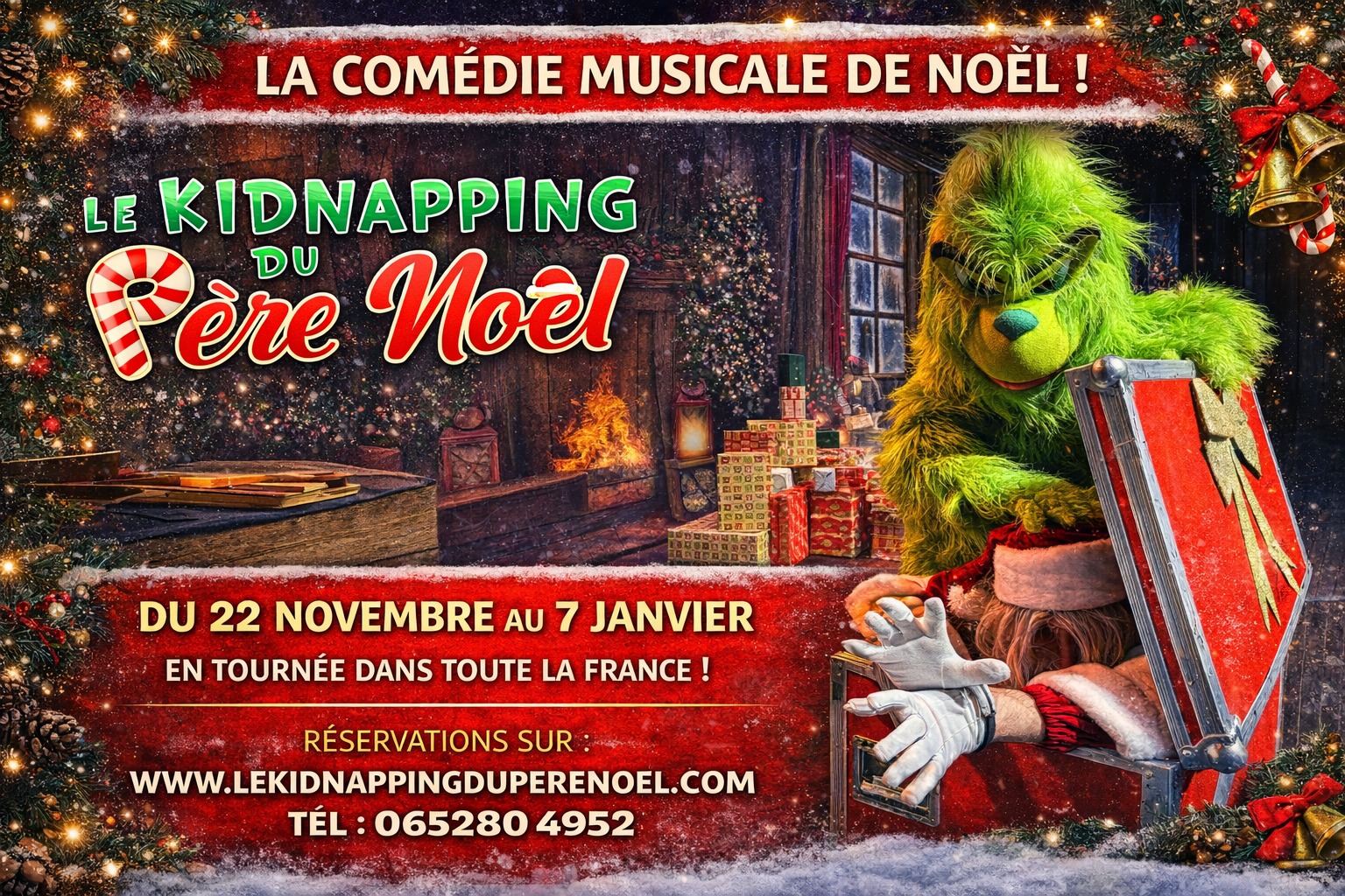 Le Père Noël et toute son équipe préparent déjà la future tournée de Noël 2026.
Vous pouvez dès à présent vous renseigner sur nos disponibilités.
CSE, Municipalité, COS marquez votre événement de fin d'année avec un spectacle enfants à succès.
www.lekidnappingduperenoel.com
#spectaclevivant #spectaclejeunepublic #spectacledenoel #spectaclemusical #spectacleenfant #spectacleenfamille #comediemusicale #villagedenoelbarcares #villagedenoel #CSE #arbredenoel #comitedesfetes #comitedentreprise #municipalité #animationenfant #commune #pèrenoël #perenoel #pérenoël
