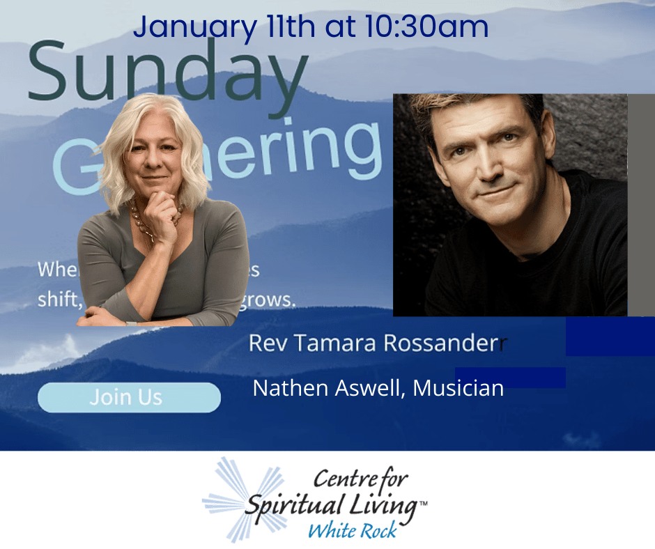 This Sunday, January 11th, Rev. Tamara will explore what “spiritual community” really means through the themes of belonging, care, and togetherness. With music by Nathen Aswell, we’ll reflect on how we support one another in real life, how connection becomes a spiritual practice, and how a community grows when each person feels seen, valued, and part of something meaningful.
And because belonging isn’t just a beautiful idea, it’s something we practice. We’re going to move from reflection into action. Right after the talk, we’ll gather for a community connection experience where we’ll name the values that guide how we “be together,” share a clear update on where we are, and explore what’s next: a back-to-basics year of spiritual practice, growing and sharing, and taking steps toward a new home with the space we need. Your voice matters because the future of this Centre is something we shape together.