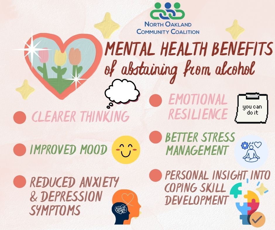 When you give your body a break from alcohol, your brain benefits too! From lowered anxiety to improved emotional resilience and stress management, even a short pause can help you tune in to what supports YOUR mental well-being. Dry January is one way to explore healthy coping strategies at your own pace.