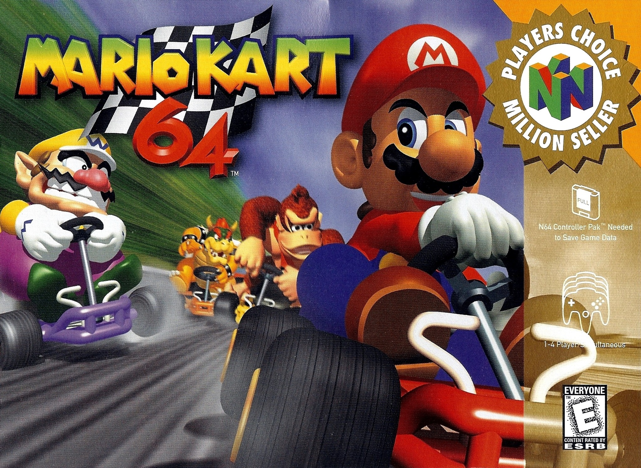 #Gamefemerides
Hace 29 años fue lanzado Mario Kart 64. Es un juego de carreras de go-kart desarrollado y publicado por Nintendo para el Nintendo 64. Es el sucesor de Super Mario Kart para el Super Nintendo Entertainment System, y el 2do juego de la serie Mario Kart.
#LegionGamerRD #ElGamingnosune #Videojuegos #Gaming #RetroGaming #RetroGamer #CulturaGaming #CulturaGamer #GamingHistory #HistoriaGaming #GamerDominicano #GamingPodcast #Podcast #Mario #MarioKart #MarioKart64 #MK64 #Bowser #DonkeyKong #Yoshi #Nintendo #Nintendo64 #N64 #Wii #WiiU #NintendoSwitch #Carreras #GoKart #Racing