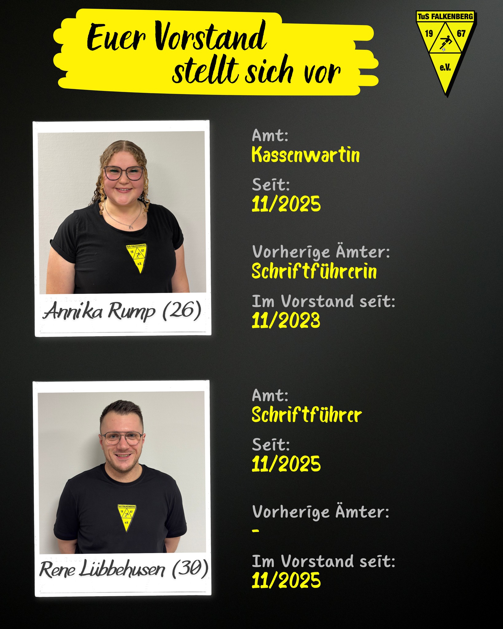 Euer Vorstand stellt sich vor! Teil 2/5