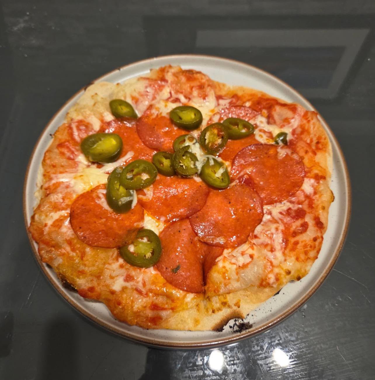 My favourite pizza just hit my inbox from one of my customers, oddly I had the same this evening can’t beat pepperoni and jalapeños 😋