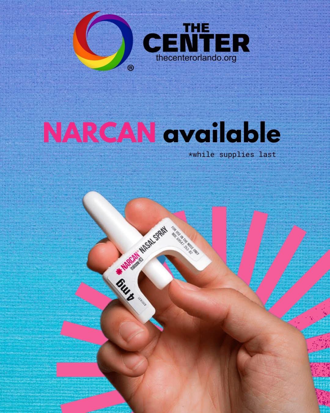 Narcan saves lives. It's that simple.
Free narcan is available at LGBT+ Center Orlando - The Center 🌈
#GOALcfl 🌈 🚔 #Repost