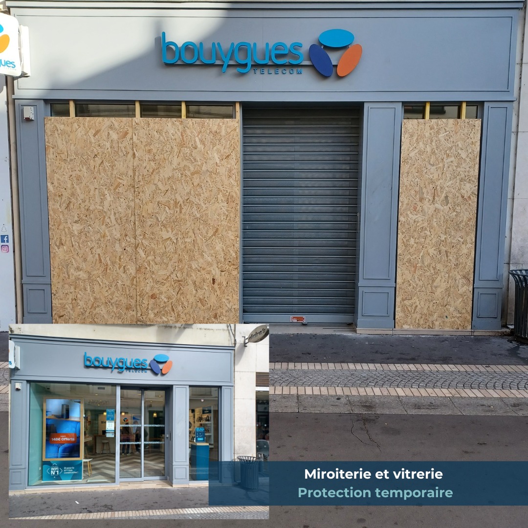đĄïž Mise en sĂ©curitĂ© de vitrines
Fourniture, pose et dĂ©pose de protections temporaires pour sĂ©curiser des vitrines commerciales đȘ
Intervention rapide, propre et efficace.
SignĂ© Verre IDF đ§
#VerreIDF #ProtectionVitrine #MiseEnSécurité #Vitrine #Sécurisation #ExpertDuVerre