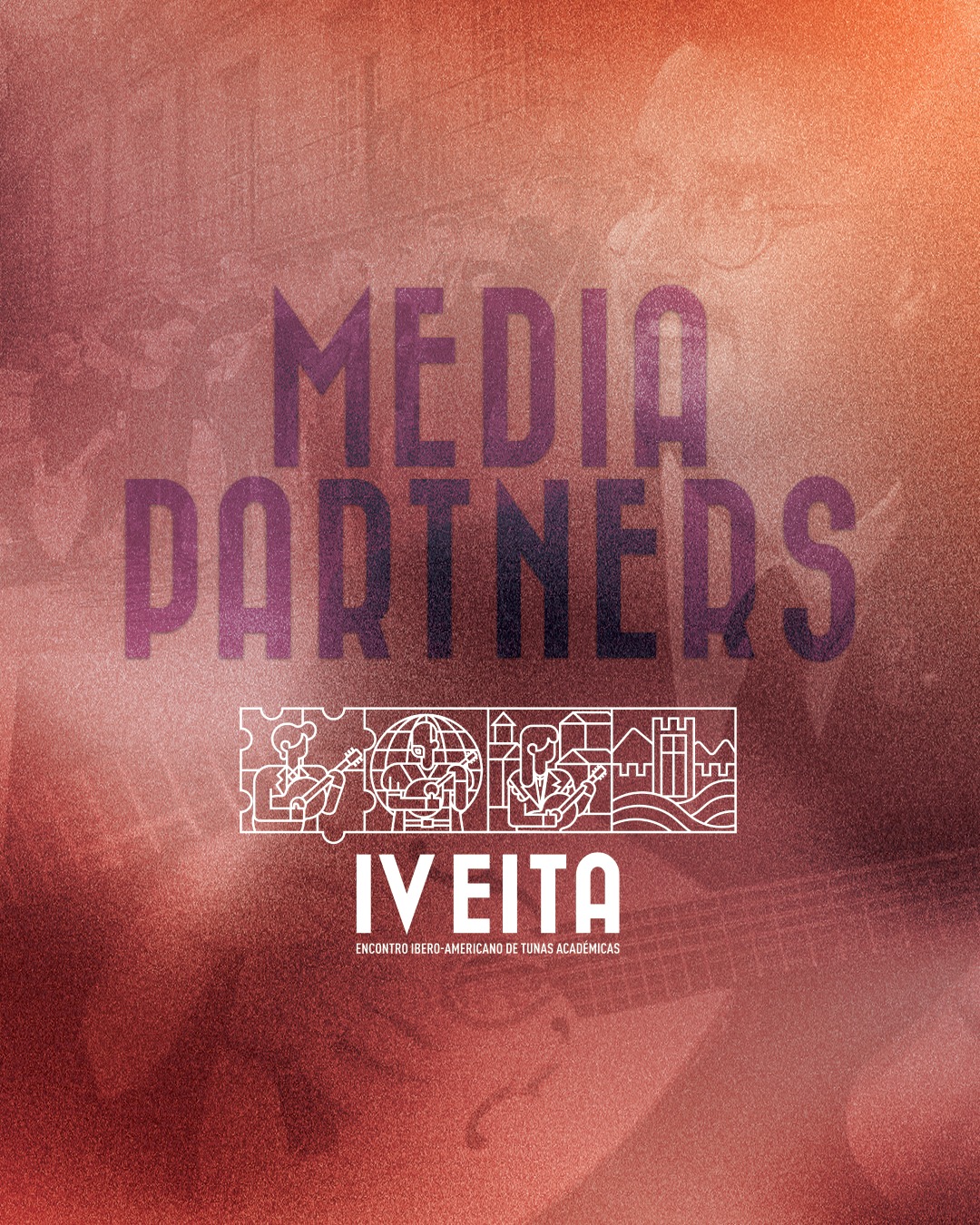 A música fez-se ouvir ao vivo… e à distância!
Obrigado aos nossos media partners que levaram o IV EITA a novos ouvidos, novos olhos e novas geografias
Com vocês, a Tuna chega mais longe.
Com vocês, o EITA torna-se verdadeiramente Ibero-Americano.
#iveita