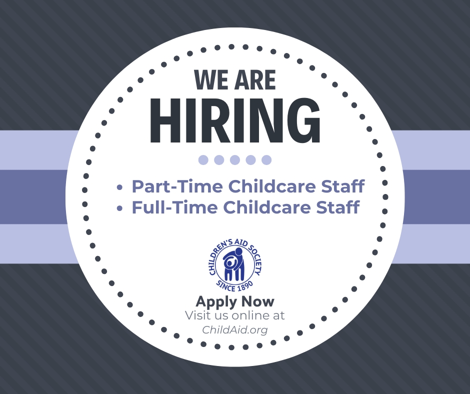 🌟 We’re Hiring! Join the Children’s Aid Society Team. 🌟
Looking for a career that makes a real difference? Children’s Aid Society is growing — and we’re looking for compassionate, motivated individuals to join our mission of supporting children and families in our community. 💙
✨ Part and Full time positions are available!
If you’re passionate about helping others, creating positive change, and working in a supportive, purpose-driven environment, we want to hear from you.
👉 Apply today at: www.childaid.org
📞 Questions? Call: 814-765-2686
Be part of something meaningful. Be part of Children’s Aid Society. 💛
#NowHiring #JoinOurTeam #ChildrensAidSociety #CommunityCare #CareersWithPurpose