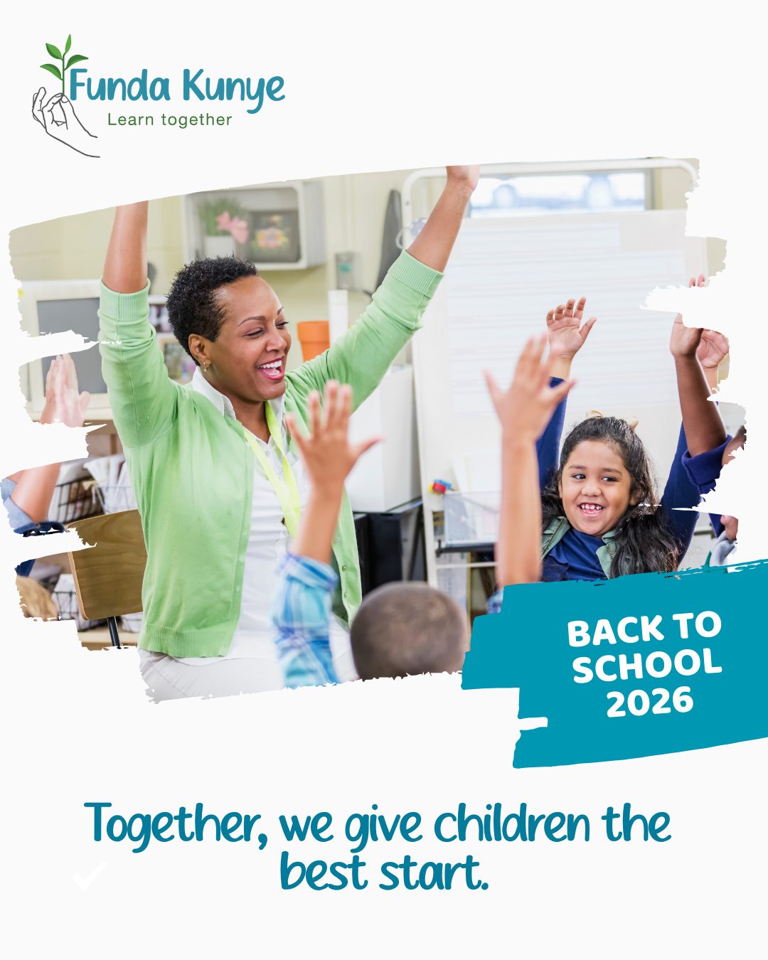 🌟 Welcome Back to School! 🌟
A new school year brings fresh opportunities—and strong daily routines help make them possible. Clear expectations, welcoming environments, and time for connection all support children’s confidence and learning.
To the educators shaping young lives every day: thank you for your commitment, passion, and perseverance. Your impact reaches far beyond the classroom.
Here’s to a positive and purposeful start to the year.
#FundaKunye #BackToSchool2026 #ECDMatters #ThankYouEducators