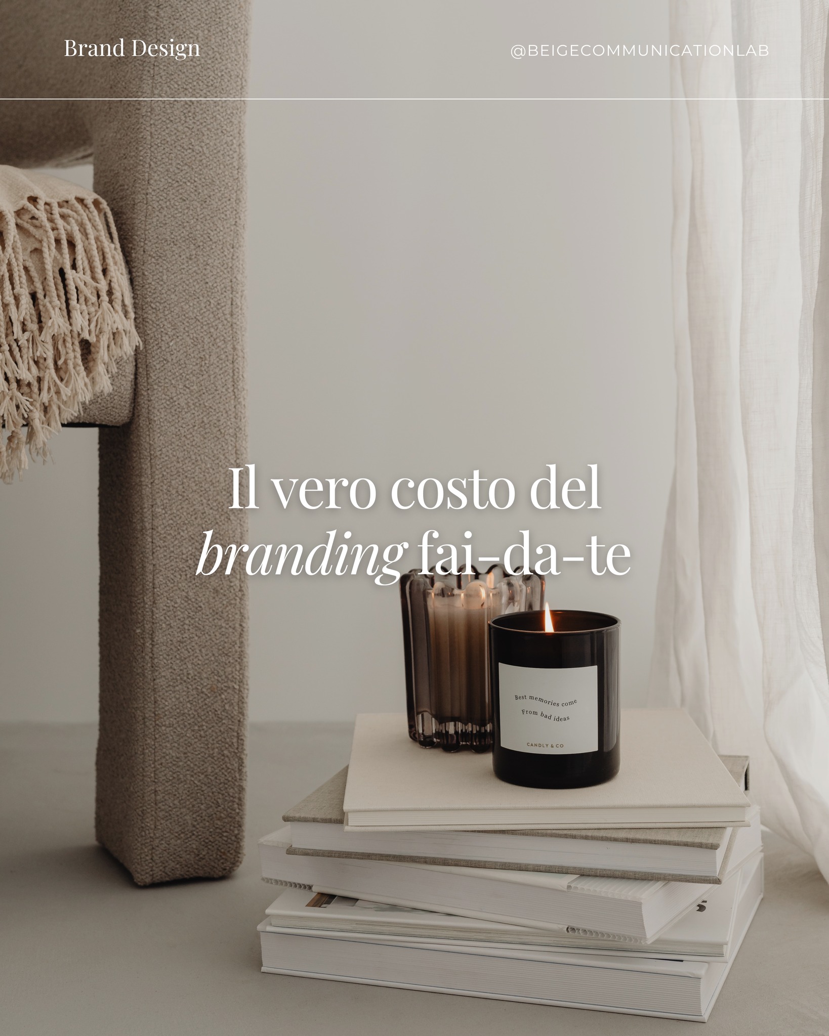 Quando si costruisce un brand da soli, è naturale concentrarsi su ciò che piace. Un po’ più complesso è capire come viene percepito da chi lo guarda.
Ogni scelta visiva comunica qualcosa, anche quando sembra casuale. Nel tempo, queste scelte contribuiscono a costruire la percezione di un brand.
Il fai-da-te non è sbagliato, ma non è neutro: sta comunque raccontando qualcosa di te. Il branding è una questione di consapevolezza, non solo di strumenti.
La domanda allora non è “posso farlo da solo?”, ma “questa comunicazione mi rappresenta davvero?”
☕️ Se senti il bisogno di un punto di vista esterno, scrivici. A volte basta un confronto per fare chiarezza!
_____
#beigecommunicationlab #communicationdesign #branding #brandyourbusiness #immaginecoordinata #logo