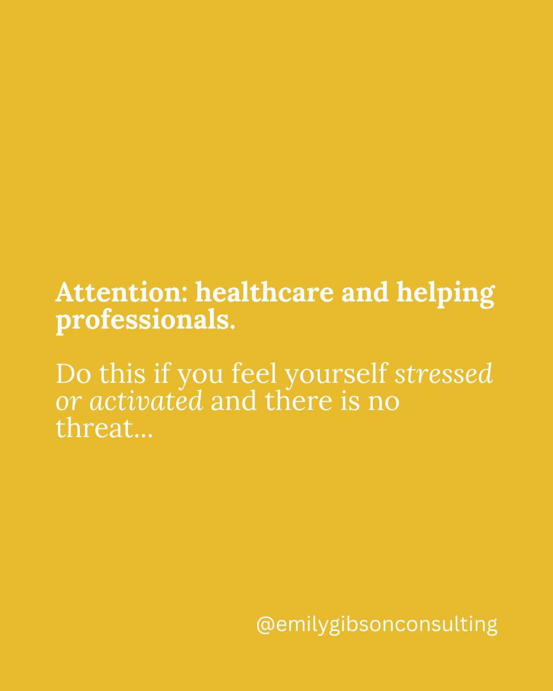 Comment STRESS for the link for the Masterclass!
#stress #stressmanagement #healthcareprofessionals #helpingprofessionals #firstreponders #nervoussystemregulation
