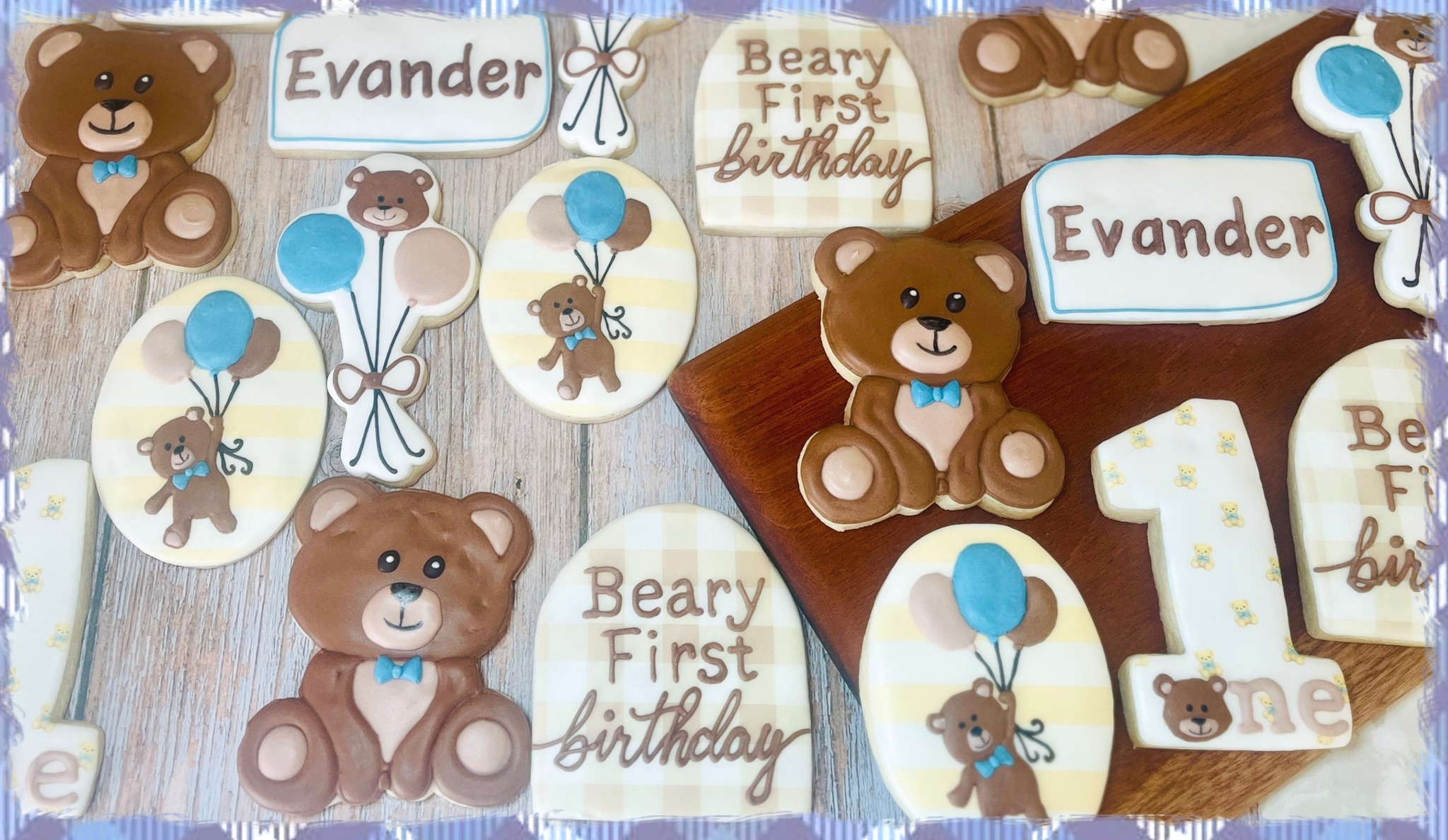 Beary First Birthday for Evander! We hope you had the Beary best day!