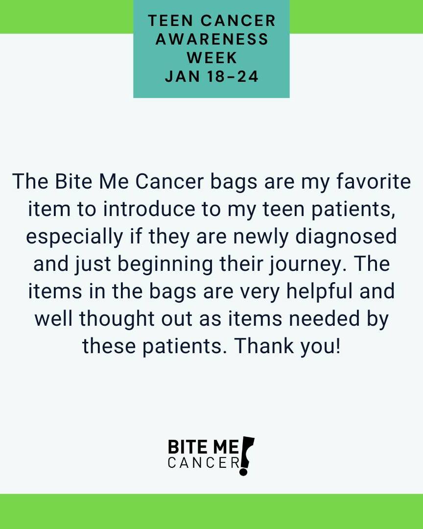 Today begins Teen Cancer Awareness Week! To learn more about how we made this happen for Virginia and about some of the unique challenges for teenagers who have to deal with cancer, go to our bio.
