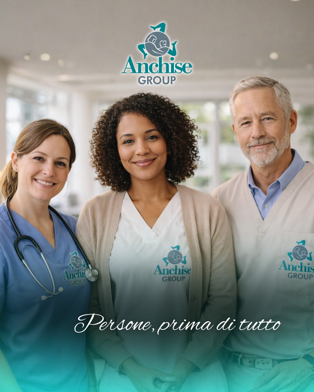 Dietro Anchise ci sono persone
Che hanno scelto di prendersi cura degli altri
Con professionalità
E soprattutto con umanità