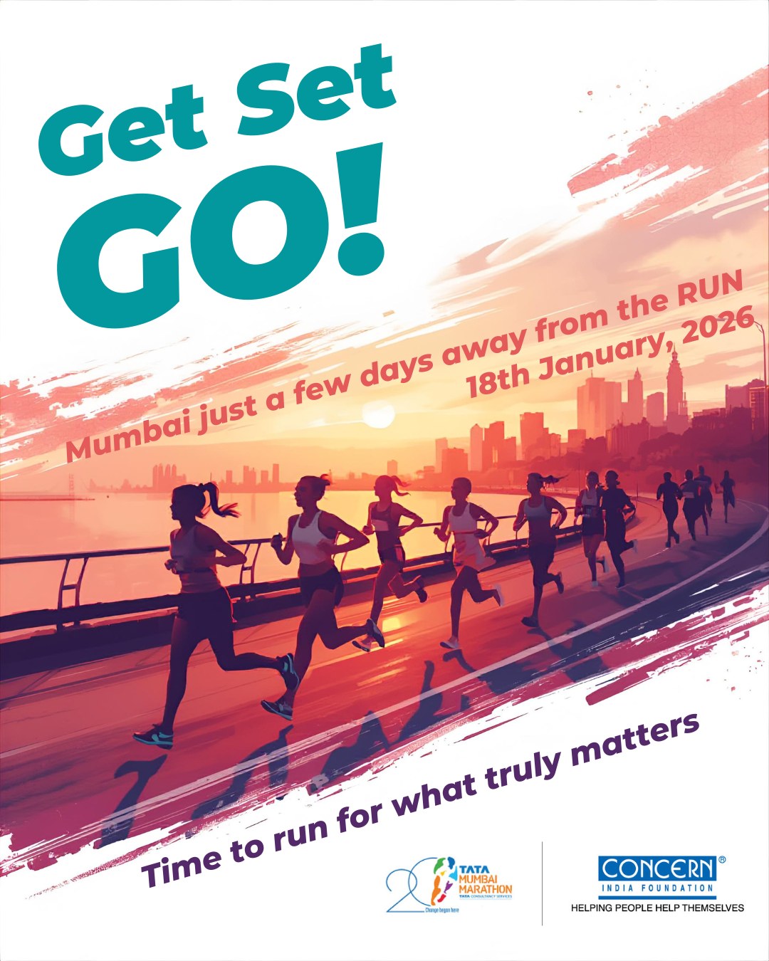 Hello Runners,
Just a few days left until the Tata Mumbai Marathon! Make sure to prepare well, eat healthy and stay hydrated as you get ready for the RUN day.
#concerninidafoundation #TMM2026 #runforacause #hardilmumbai