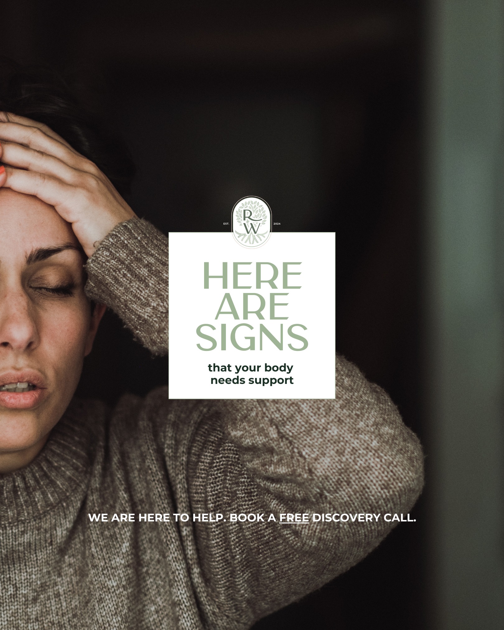 Listen to Your Body: Signs You May Need Support
At Runser Wellness & Functional Medicine, your body communicates with you through signs. Look out for:
1. Chronic Fatigue: Constant tiredness despite enough sleep.
2. Digestive Issues: Bloating, discomfort, irregular bowel movements.
3. Mood Swings: Unexplained mood changes or anxiety.
4. Sleep Disturbances: Trouble falling or staying asleep.
5. Persistent Pain: Ongoing aches indicate imbalance.
Don't ignore these signals! Your health matters.
Book a FREE discovery call to see how we can support your wellness. Learn more at https://www.runserwellness.com/
#RunserWellness #BodySupport #HealthJourney #DiscoverWellness #BookACall