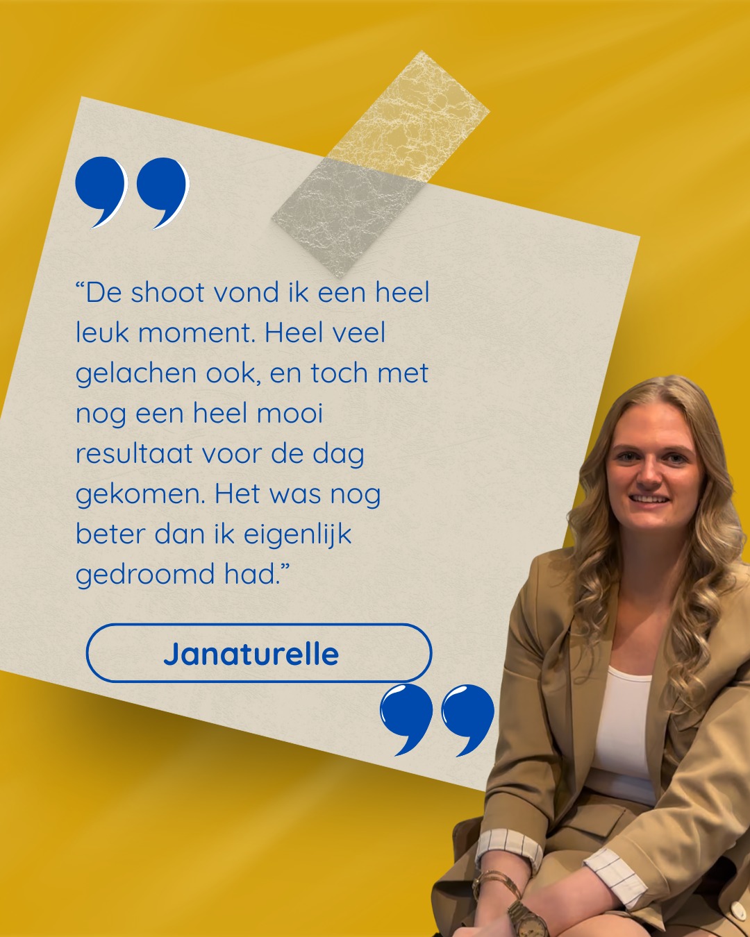 "Het was nog beter dan ik eigenlijk gedroomd had." ✨
Dat is precies waar we het bij Studio Nabij voor doen. Een fotoshoot hoeft niet ongemakkelijk of stijf te zijn. Integendeel: bij Jana van @janaturelle hebben we vooral véél gelachen. En juist daardoor ontstaan de meest authentieke beelden. 📸
Ben jij ook op zoek naar beelden die jouw zaak écht weerspiegelen (en wil je het leuk hebben tijdens het proces)? Stuur ons een berichtje, we denken graag met je mee! 📩
#studionabij #klantenreview #janaturelle #lokaleondernemers #contentcreatie #socialmediabeheer #fotoshoot #branding