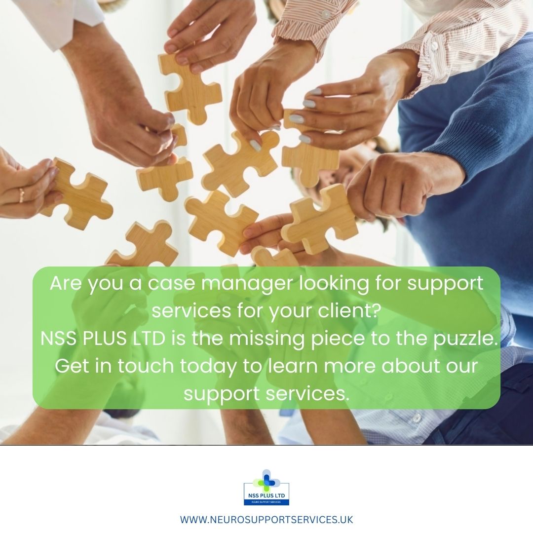 The Missing Piece to Your Client’s Care Plan 🧩
Case Managers, we know that finding the right support service can feel like trying to finish a puzzle with a missing piece.
At NSS PLUS LTD, we provide the dedicated, high-quality care that completes the picture. We specialize in seamless transitions and reliable support tailored to your client's unique needs.
Let’s bridge the gap together.
🔗 Link in Bio or email us admin@neurosupportservices.uk to learn more!
#CaseManagement #SupportServices #SocialCare #NSSPlus #HealthcarePartners #UKCare #Recruitment #Braininjury 💙💚
