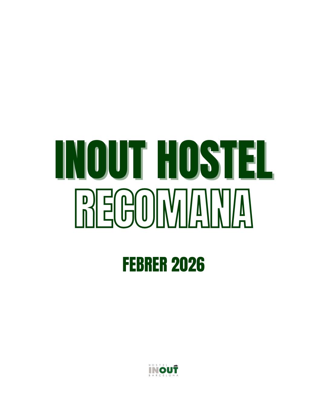 Febrer a Inout Hostel! 💫
Barcelona s’omple d’activitats aquest mes de Febrer, i des d’Inout et recomanem quatre plans que no et pots perdre!
📚 Festival de Novel·la Negra de Barcelona
BCNegra és el festival de novel·la negra de Barcelona, on es fan presentacions, firmes de llibres, xerrades i moltes activitats, per endinsar-se en el món de la novel·la negra.
🗓️ Del 2 al 8 de febrer
💡 Llums BCN
Llums BCN és el festival de les arts lumniques de Barcelona. Diferents edificis i espais del barri de Poblenou i el 22@ s’iluminen de manera molt creativa!
📍 Poblenou i 22@
🗓️ Del 6 al 8 de febrer
🎊Festes de Santa Eulalia
És la festa major d’hivern de Barcelona i la ciutat s’omple d’activitats de tot tipus! Trobareu portes obertes, gegants, festes.. per tots els públics!
📍 Centre de Barcelona
🗓️ Del 12 al 15 de febrer
👉 Quin d’aquests plans de febrer t’apuntes a viure?
***
¡Febrero en Inout Hostel! 💫
¡Barcelona se llena de actividades este mes de febrero, y desde Inout te recomendamos cuatro planes que no te puedes perder!
📚 Festival de Novela Negra de Barcelona
BCNegra es el festival de novela negra de Barcelona, donde se realizan presentaciones, firmas de libros, charlas y muchas actividades para adentrarse en el mundo de la novela negra.
🗓️ Del 2 al 8 de febrero
💡 Llums BCN
Llums BCN es el festival de artes lumínicas de Barcelona. ¡Diferentes edificios y espacios del barrio de Poblenou y el 22@ se iluminan de manera muy creativa!
📍 Poblenou y 22@
🗓️ Del 6 al 8 de febrero
🎊 Fiestas de Santa Eulalia
Es la fiesta mayor de invierno de Barcelona y la ciudad se llena de actividades de todo tipo: puertas abiertas, gigantes, fiestas… ¡para todos los públicos!
📍 Centro de Barcelona
🗓️ Del 12 al 15 de febrero
👉 Cuál de estos planes de noviembre te apuntas a vivir?
___
#InoutHostel #AgendaFebrer #Barcelona #TurismeSostenible