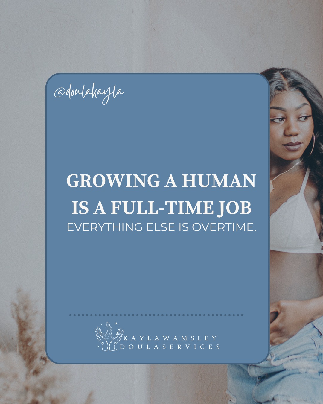 🤯 Growing a human is a full-time job, everything else is straight-up overtime. Here’s what stress REALLY does to your body during pregnancy. 💥🤰
Stress isn’t just “feeling overwhelmed,” when your stress spikes, your body releases hormones that can affect your baby’s development and your well-being. But quitting your job isn’t always an option, so what can you do?
Try these simple ways to manage work stress and protect your growing little one:
✨ Set clear boundaries—say no when you need to
⏸️ Take regular breaks to reset your mind and body
🌬️ Practice deep breathing exercises to calm your nervous system
Your body is doing amazing work, be gentle with yourself and prioritize what really matters. 💖
Follow for more 👉🏻 @doulakayla 🥰
𝐇𝐢 👋🏻 𝐧𝐞𝐰 𝐟𝐫𝐢𝐞𝐧𝐝𝐬!
Don’t forget to check out my in-person and virtual services for moms and moms-to-be!
Check out the link in my bio to find:
💙 A FREE birth plan template that actually works
🖥️ A blog loaded with helpful information about pregnancy, birth, and beyond
🏥 Private childbirth education classes
🌿 1:1 herbal coaching calls
🔥 and so much more!
#Birthwork #BirthSupportTeam #NatrualHopsitalBirth #VirginiaDoula #InformedBirth #BirthNerd #VirginiaMom #NatrualBirthSupport #PhysiologicalBirth #LaborSupport #BirthDoula #DoulaLife #PostpartumDoula #WaterBirth #EmpoweredBirth #BirthSupport #Birthworker #PositiveBirth #HospitalBirth #DoulaSupport #BirthWithoutFear #HomeBirth #Birth #doula #NaturalBirth #Pregnant #SecondTrimester #ThirdTrimester #PregnancyJourney #Childbirth
