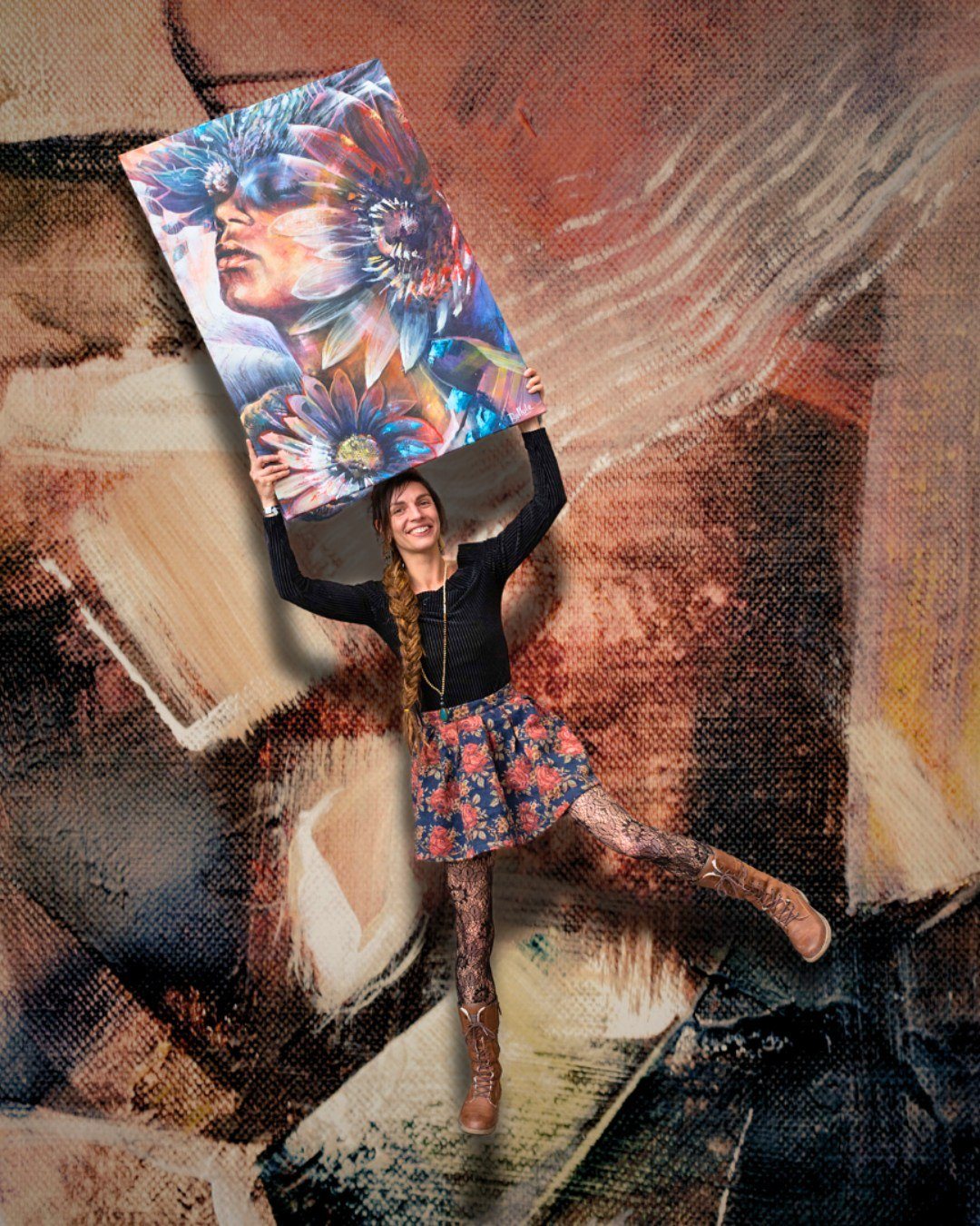 ✨ Je ne suis pas devant l’œuvre. Je suis dedans.
(Oui... comme absorbée par mes propres couches de peinture 😅)
Mes tableaux gardent mes élans,
mes zones fragiles,
mes moments de joie,
et ceux où ça tremble un peu.
À force de peindre des visages,
des présences,
je me rends compte d’une chose :
ils portent souvent les mêmes états que moi.
Ce que je cherche sur la toile,
ce n’est pas une image parfaite,
c’est un endroit où quelque chose est vrai.
💭 Dis-moi :
est-ce qu’il t'arrive de te reconnaitre dans un œuvre ? Si oui, c'est plutôt dans du figuratif ou de l'abstrait?
🤍 Si tu aimes ces jeux de miroir
entre l’artiste et l’œuvre,
tu peux suivre cette page et revenir quand tu veux.
#belluleart #peinturecontemporaine #artistepeintrefrancais #viedartiste #artistartwork