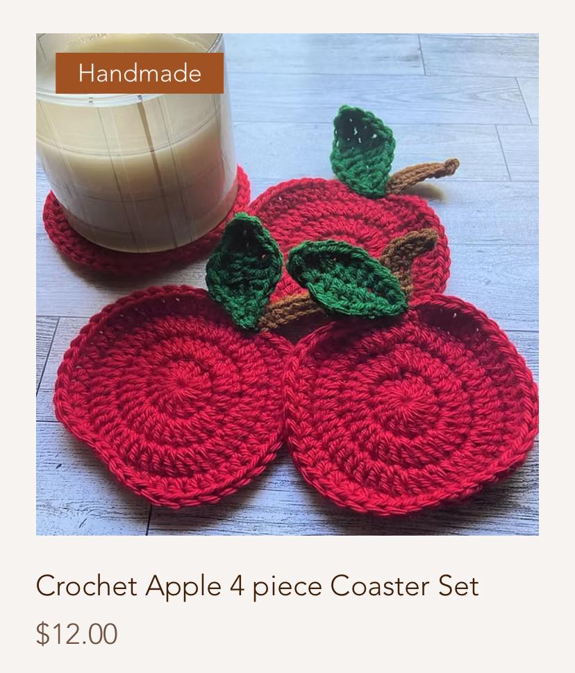 These are a fan favorite and so cute to have laying around. Get yours today - they also make a perfect gift!
EncyDesigns.com
#handmadegifts #handmadeisbetter #cutefinds #uniquegifts #applecoaster #appledecor