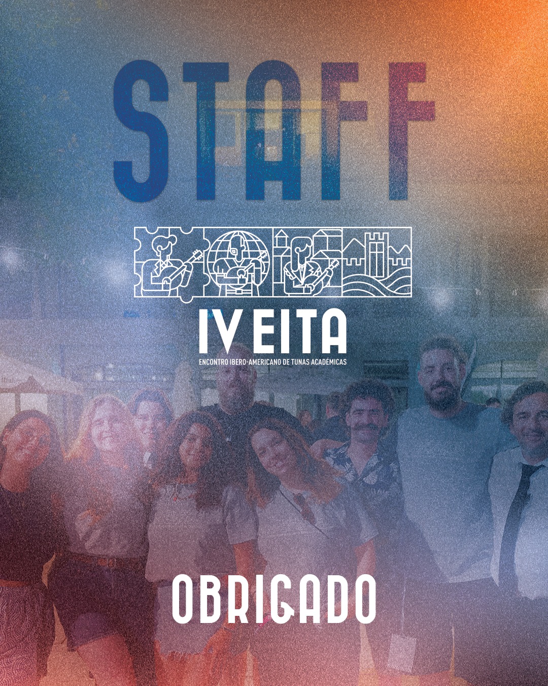 O IV EITA teve música, cor, alma — e teve gente.
Gente que nunca pediu palco, mas sem a qual o palco não existia.
À equipa de voluntários que fez o impossível, correu, suou, riu e segurou tudo mesmo no meio do caos:
OBRIGADO.
O EITA é vosso. E será sempre.