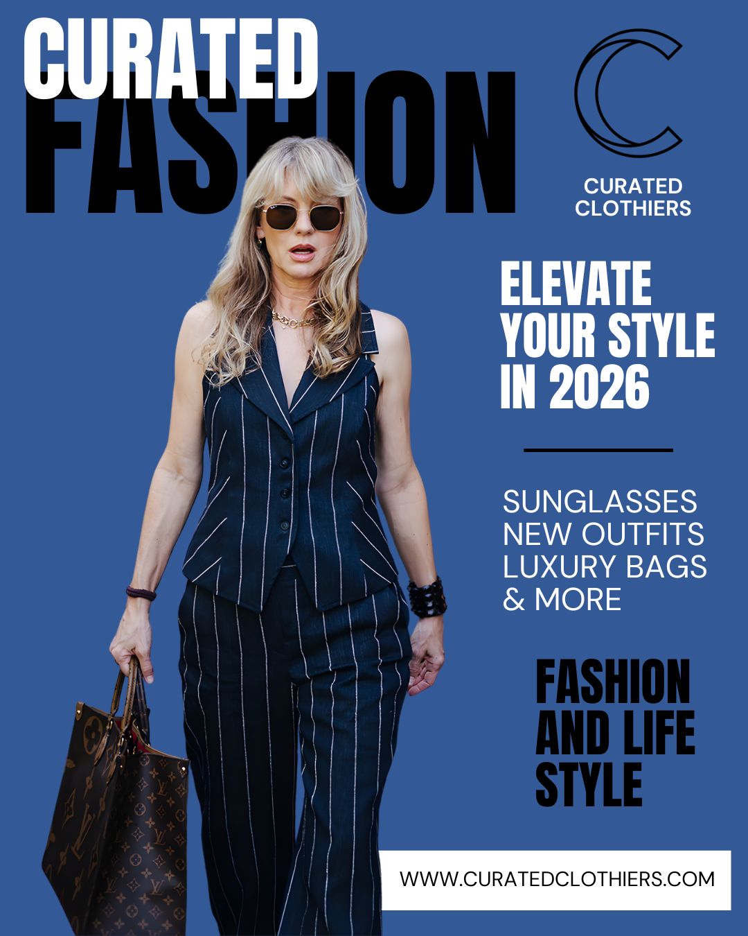 Bold confidence. Timeless edge. Effortless sophistication. ✨
Step into 2026 with curated fashion that turns everyday moments into statements. From chic sunglasses and elevated outfits to luxury bags that finish the look. This is style with intention, designed for women who lead with confidence and dress to be remembered.
Discover what’s new at Curated Clothiers and elevate your wardrobe this season.
#ElevatedStyle #TimelessFashion #LuxuryBoutique #WomenWithStyle