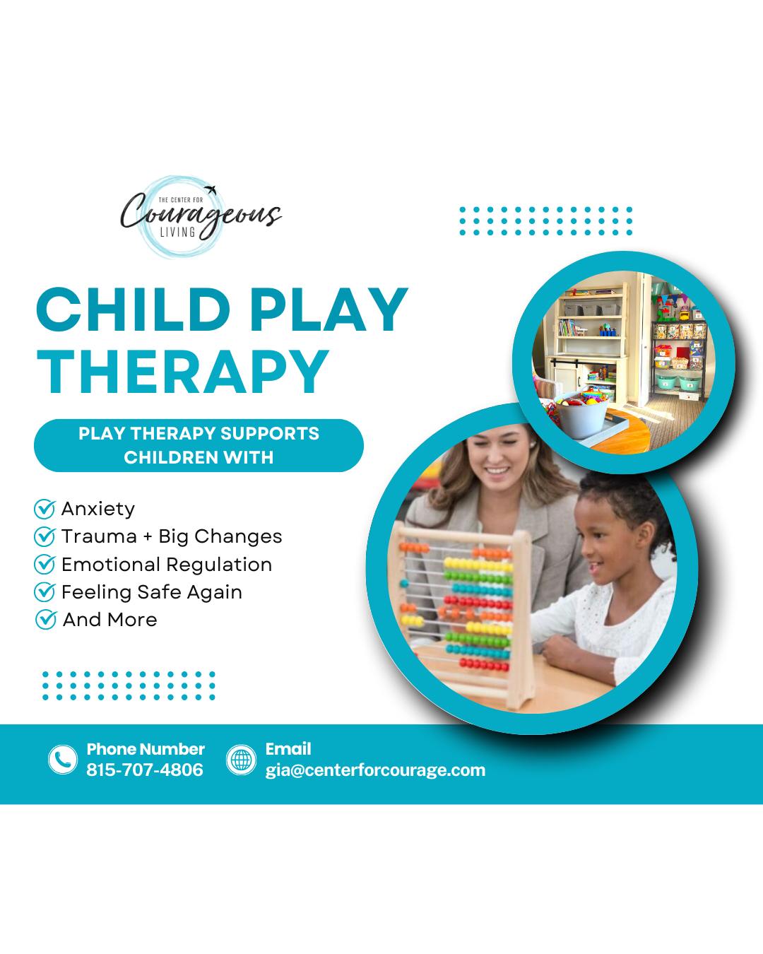 Children don’t always have the words to explain what they’re feeling—especially when anxiety, trauma, or big life changes are involved.
Play therapy offers children a safe, supportive space to express big emotions, work through fears, and build healthy coping skills in a way that feels natural to them. Through play, children can process experiences, develop emotional regulation, and begin to feel more secure and understood.
At Center for Courageous Living, we meet children where they are and partner with families to support emotional growth and overall well-being.
Reflection: What might your child be trying to communicate through their behavior or play?
👉 Parents and caregivers can connect with our team to learn more or schedule support:
📍 Crystal Lake, IL
📧 gia@centerforcourage.com
📞 815-707-4806
🌐 centerforcourage.com
#PlayTherapy #ChildTherapy #FamilySupport #MentalHealthForKids #EmotionalWellbeing #ParentSupport #CenterForCourageousLiving #CrystalLakeIL #McHenryCountyIL