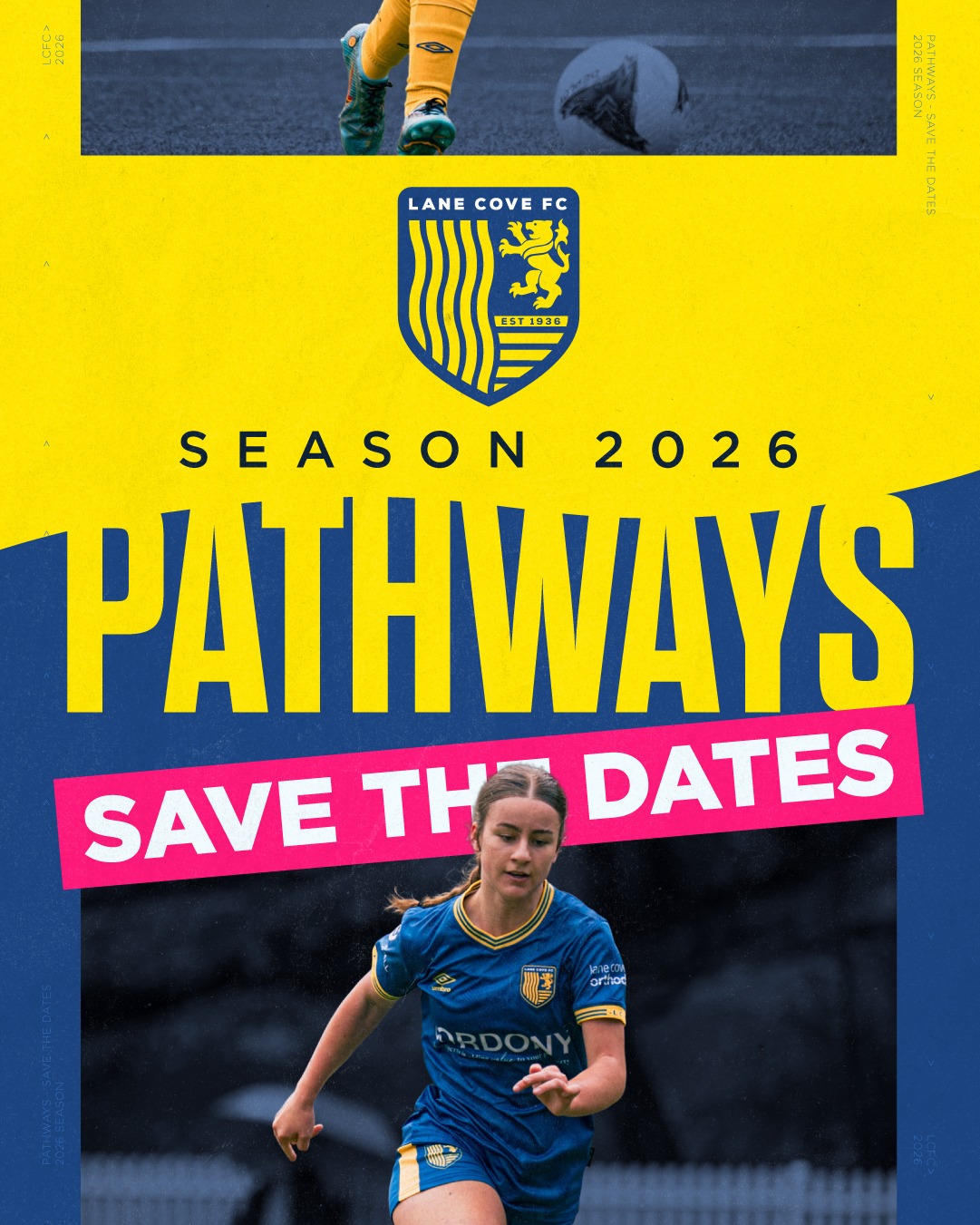 THIS IS THE WAY!!!
Registrations are about to open so mark your calendars ahead of the 2026 season.
Mon 9 Feb - Pathways Info Night @ Blackman Park Scout Hall
Mon 23 Feb - Monday and Thursday training commences for JDL, DL & SLteams @ Blackman Park
Tue 24 Feb - Tuesday and Thursday training commences for Diamond League G18/20 @ Blackman Park
Sat 21 Mar - Kit Day (team kit bag collection and kit sales) @ Blackman
*** A reminder that we still have limited spots left in both our U16 & U18 Super League teams. Reach out if you are keen.
🔵🟡⚽️💪🟡🔵
#AnyOneCanPlay #LaneCoveFC
#LaneCove #inthecove #NSFA #footballnsw #footballaustralia #football #soccer #footballislife #footballculture #footballlife #90years
@inthecove