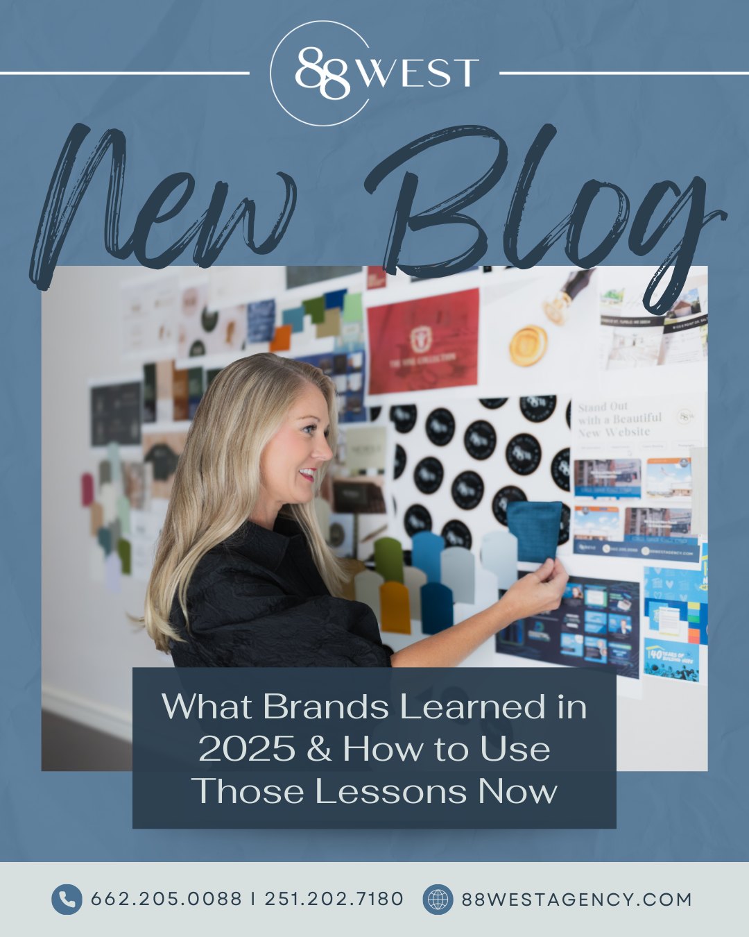 In our latest blog, we break down the trends that matter and share actionable tips to help your business turn insights into results in 2026.
💻 Read the full blog at 88westagency.com/blog and start your year with a strategy that works.
-
#88West #88WestAgency #NorthMS #ALGulfCoast #MSGulfCoast #GulfShoresAL #HuntsvilleAL #BrandAgency #DesignAgency #MarketingAgency #MarketingBlog #MarketingInsights #DigitalMarketing #MarketingTrends #BrandStrategy #MarketingBlog