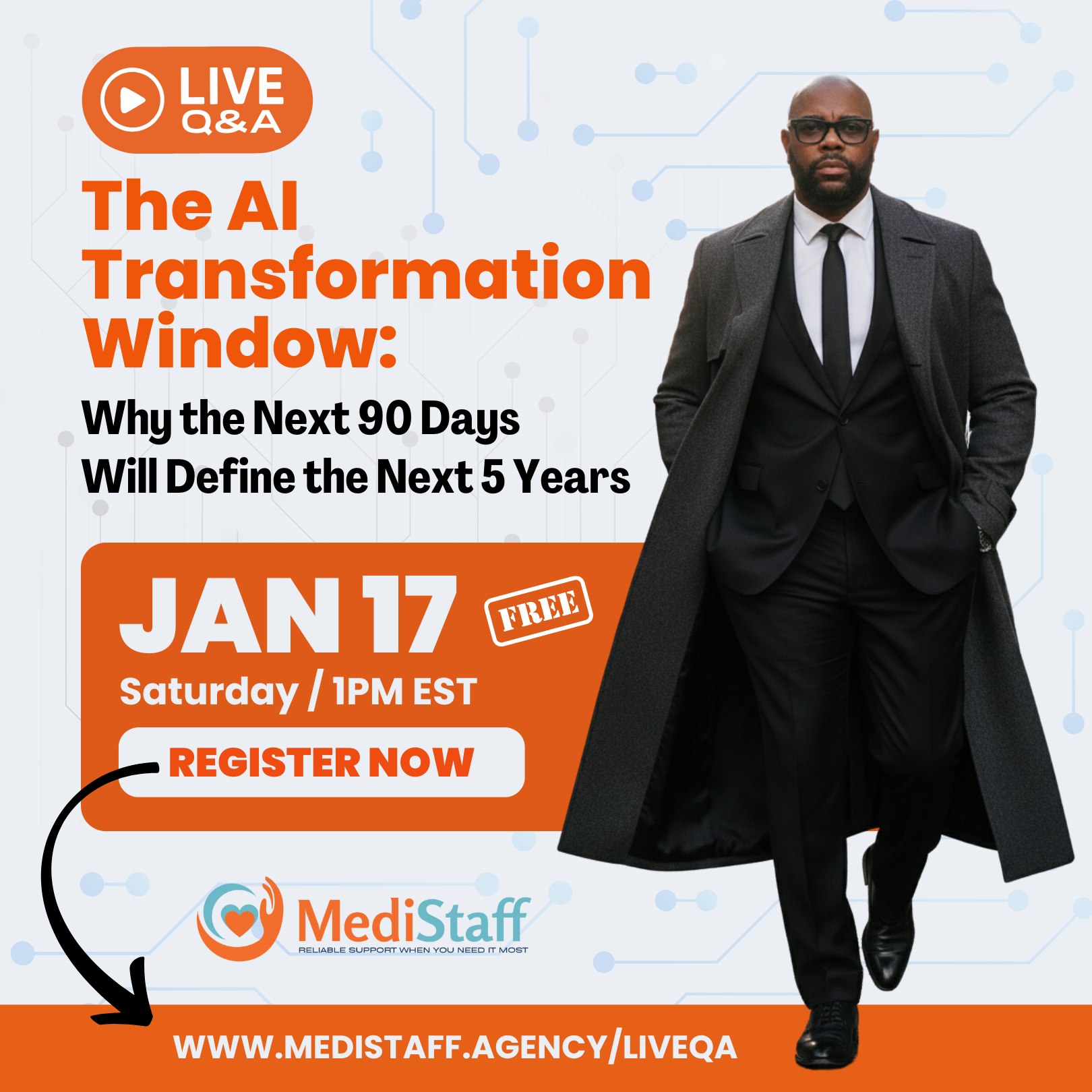 Lost revenue.
High turnover.
Denied claims.
Missed referrals.
When you add it up, traditional operations are leaking hundreds of thousands per year—while AI-powered agencies are stacking efficiency, retention, and growth.
This isn’t theory.
It’s math.
On Saturday, we’ll break down:
• Where the losses actually come from
• How AI-powered agencies reverse them
• Why the next 90 days are the critical decision window
Join the Free Live Q&A this Saturday at 1PM EST and get clarity on what’s really happening in your market. Register now at medistaff.agency/liveqa
#HealthcareBusiness #AIAdvantage #HomeCareGrowth #OperationalEfficiency #BusinessStrategy #AgencySuccess #LiveQA