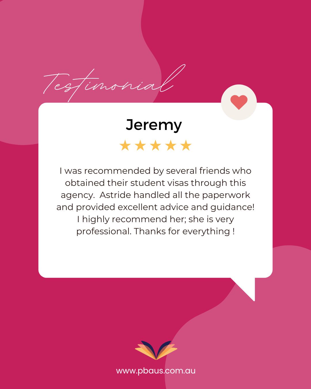 🗣️ What our customers say
Real feedback from real people.
Thanks for sharing your experience with us — we truly appreciate it!
#StudyInPerth #WesternAustralia #PointBreakAustralia