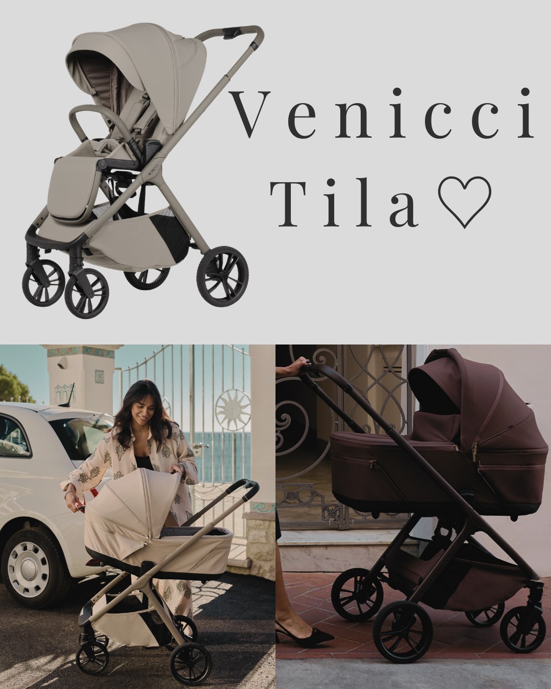 Meet the Venicci Tila ♡
Featuring a folding carrycot for effortless storage and transport.
Join us live this Friday to see it up close, or pop into store on 13th–14th Feb to view it at our event ✨